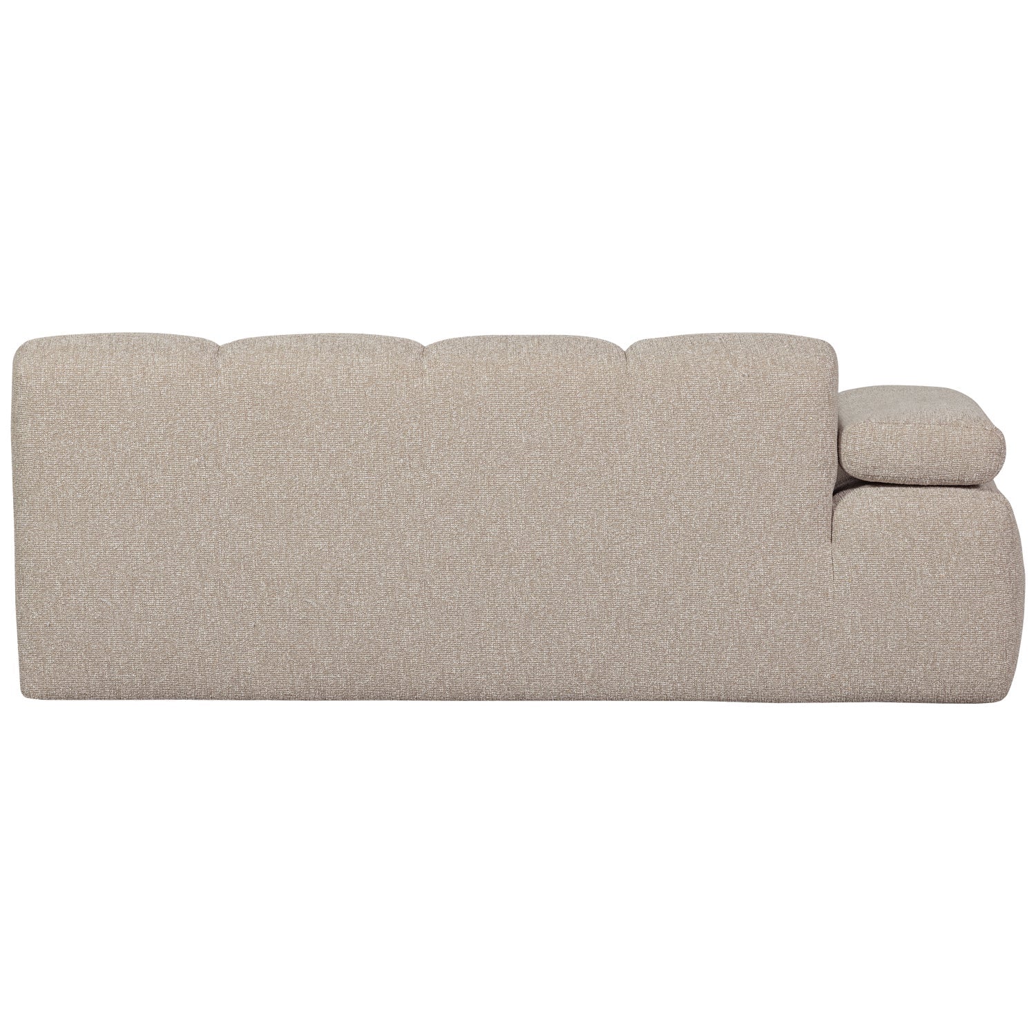 MOJO modular sofa - left-sided 2-seater beige mélange bouclé element
