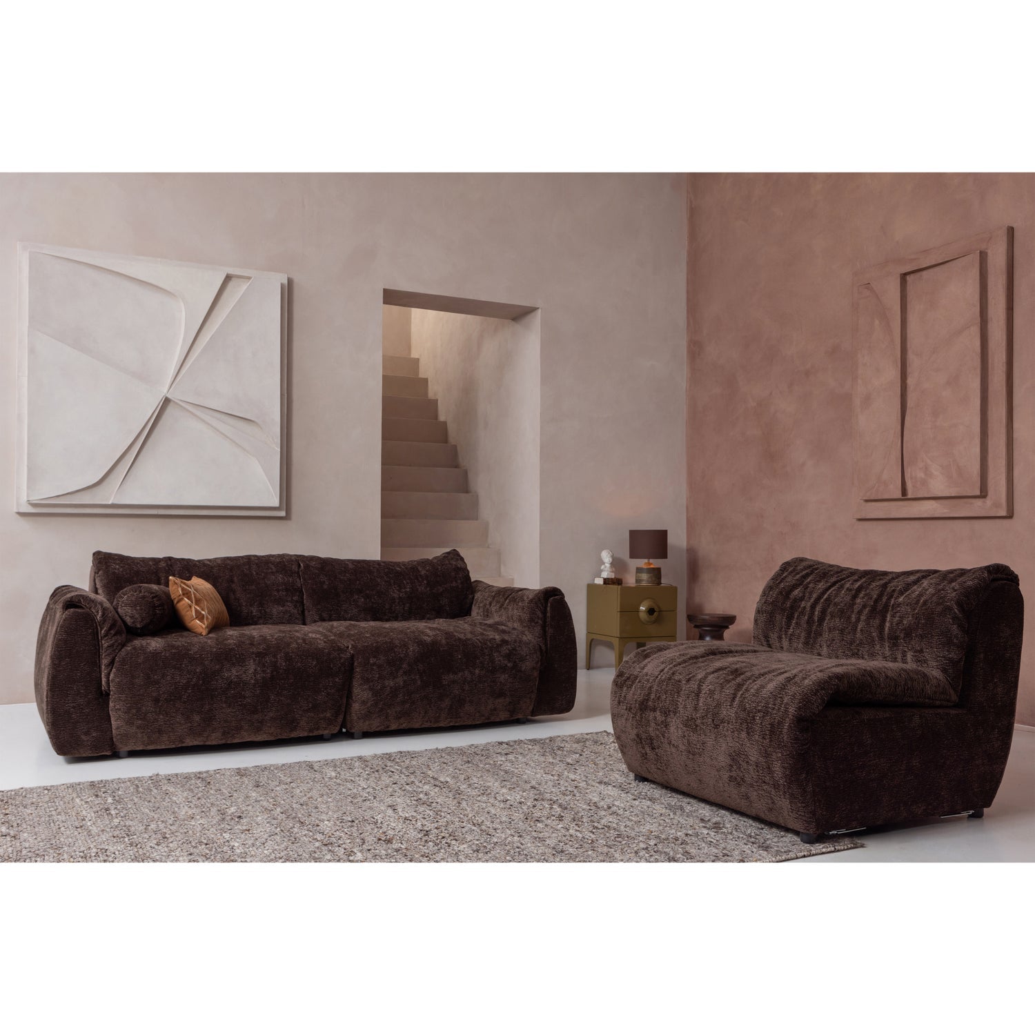 BAGGY 3D Pillow Dark Brown