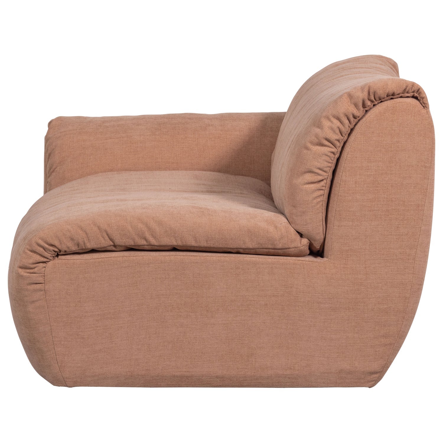 BAGGY modular sofa - left element pink