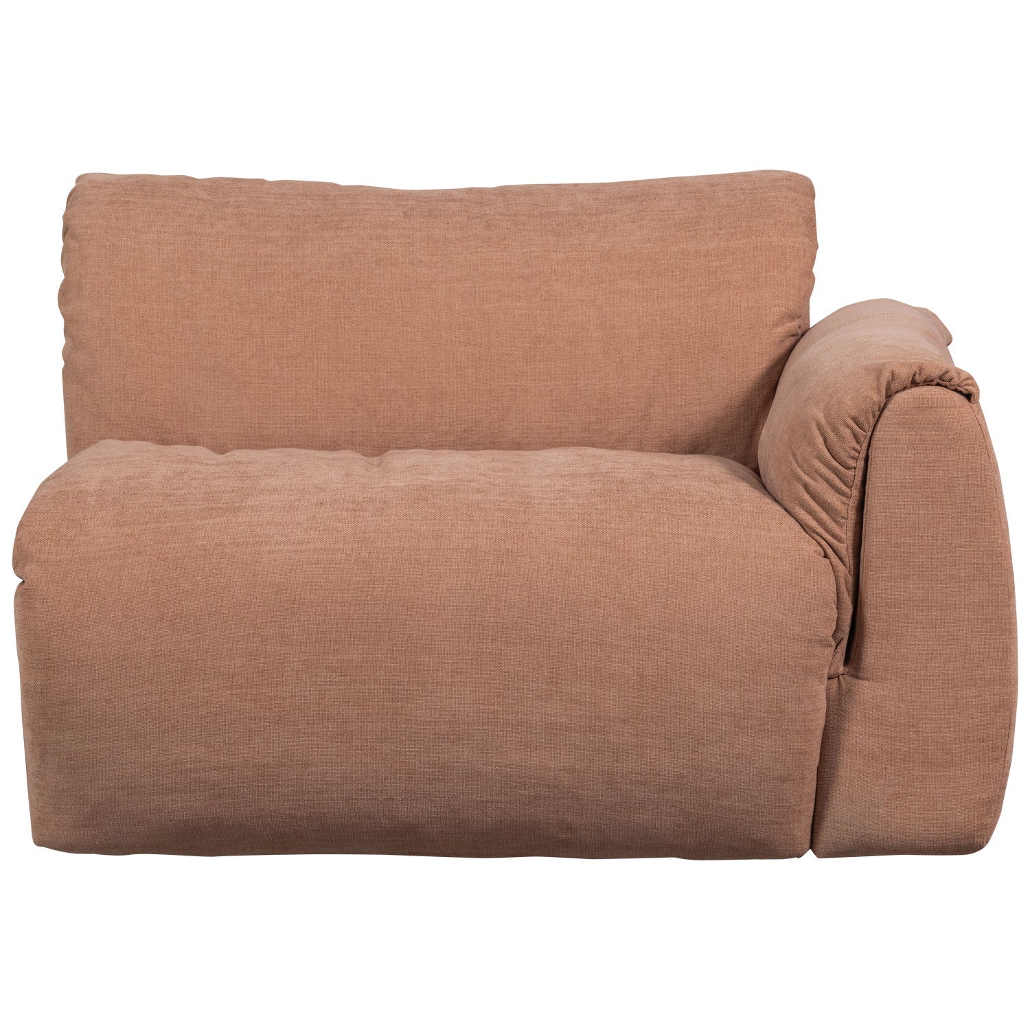 BAGGY modular sofa - right element pink