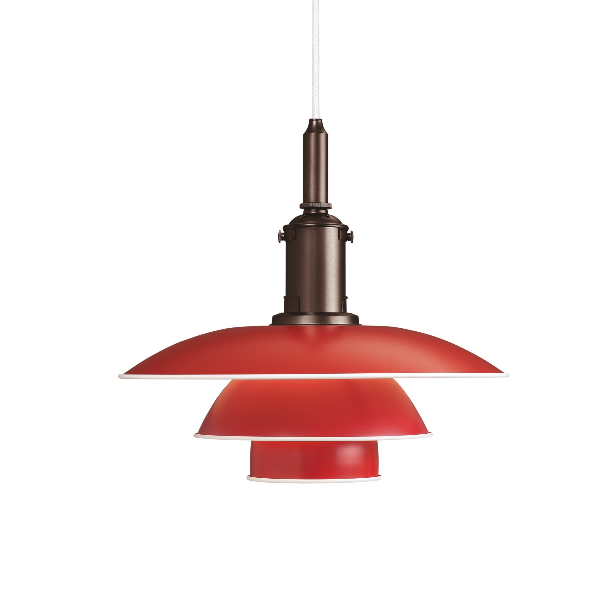 PH 3½-3 Red Pendant Lamp