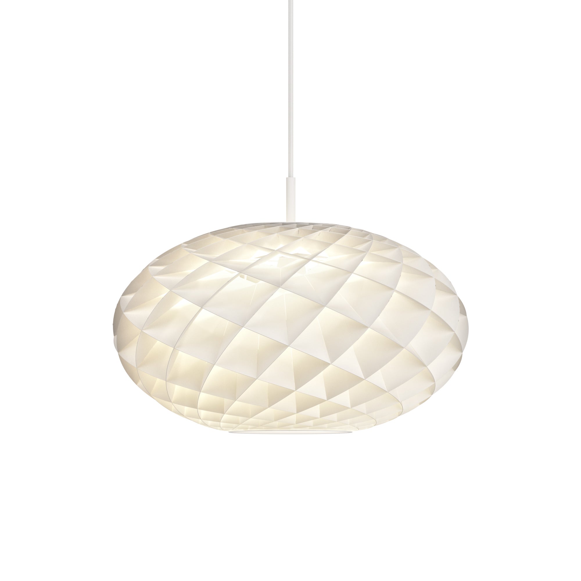 PATERA OVAL White Pendant Lamp
