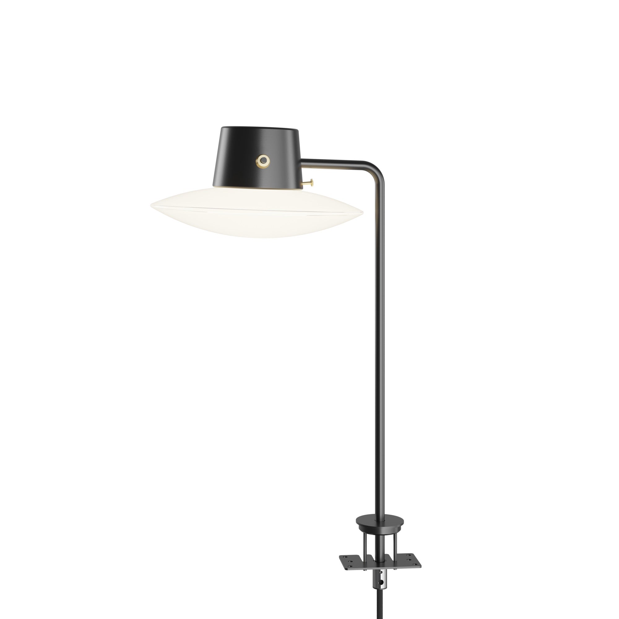 Lampa stołowa AJ OXFORD czarny z białym wykończeniem