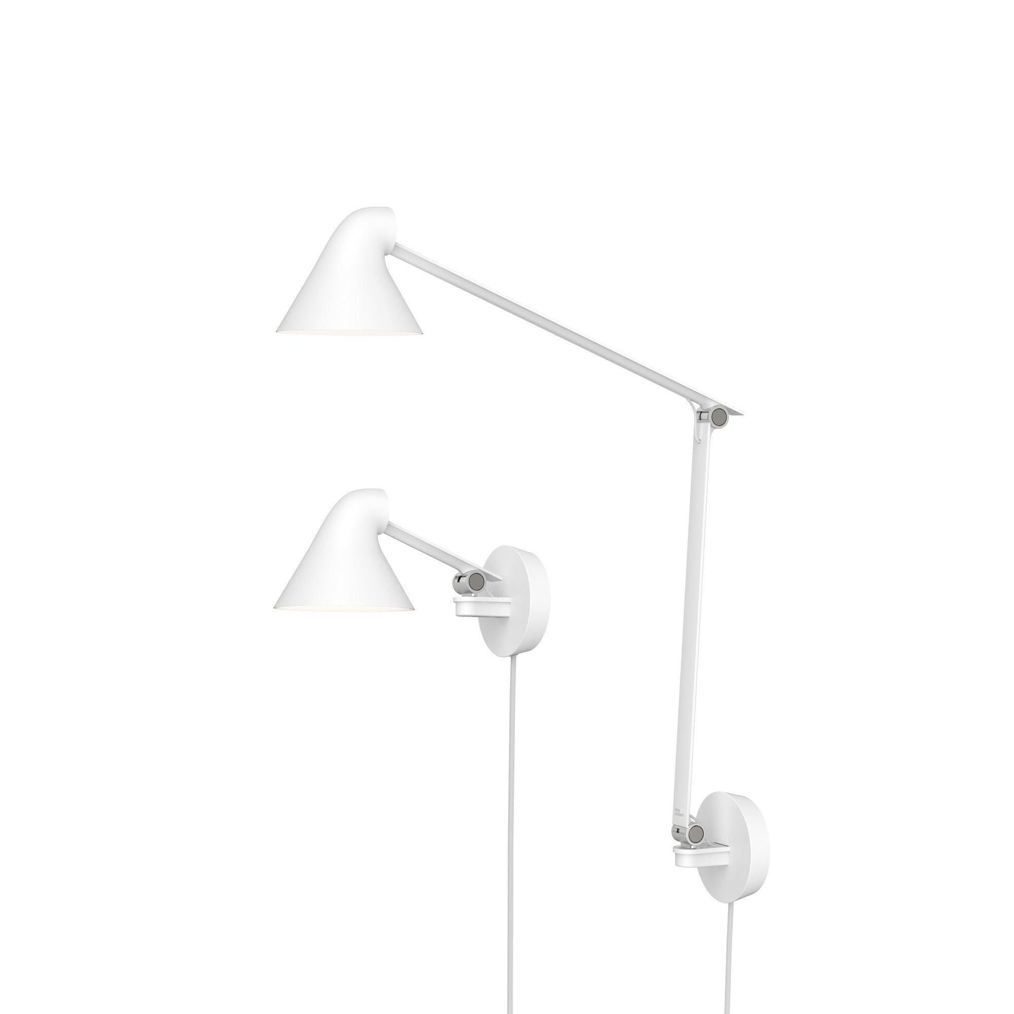 Wandlampe mit verstellbarem Arm NJP weiß