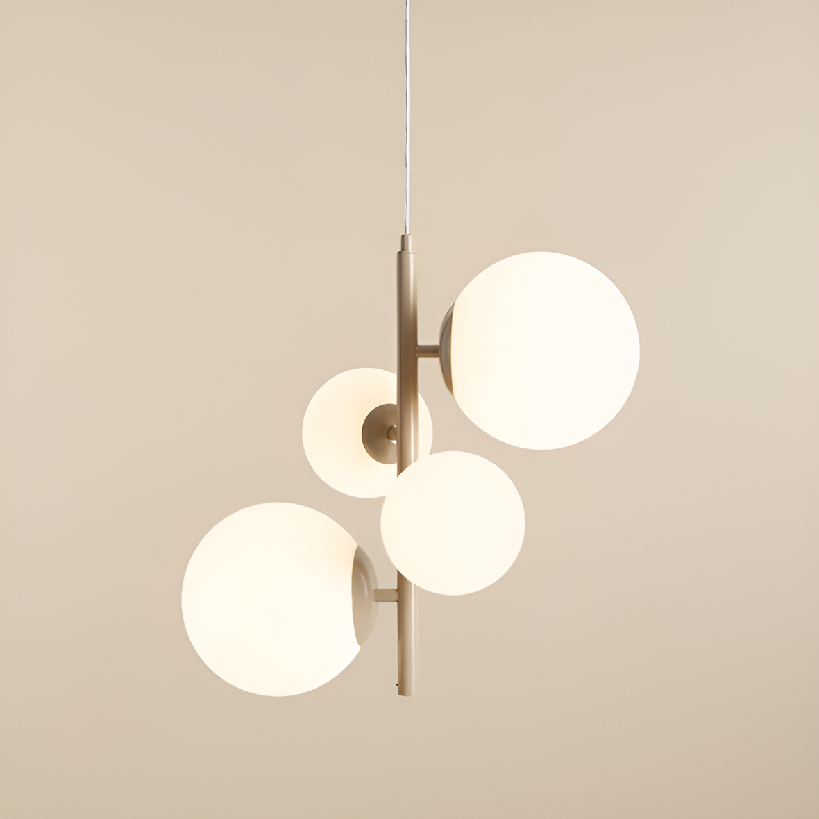 BLOOM QUATRO beige Hängelampe