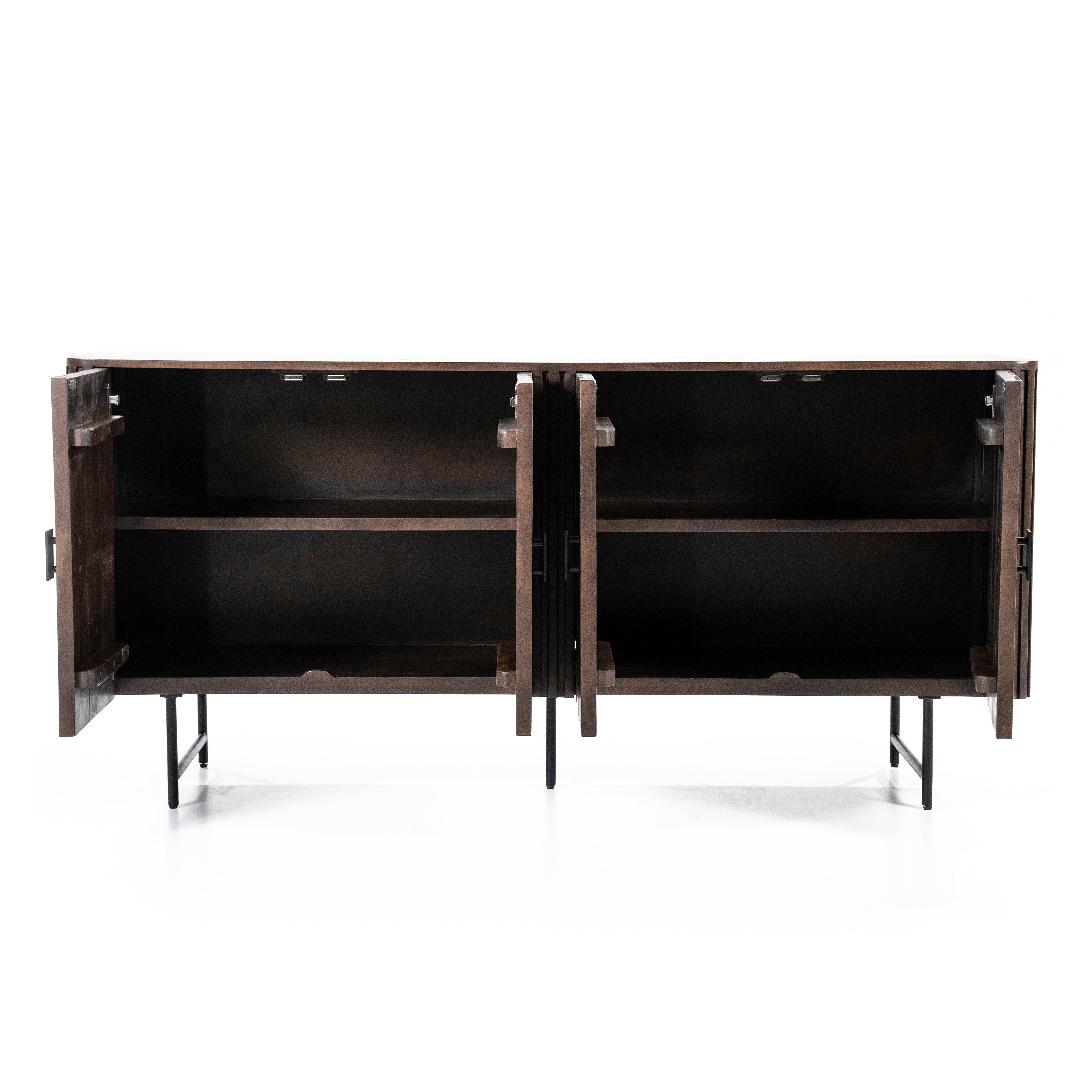 REMI chest of drawers dark brown mango wood