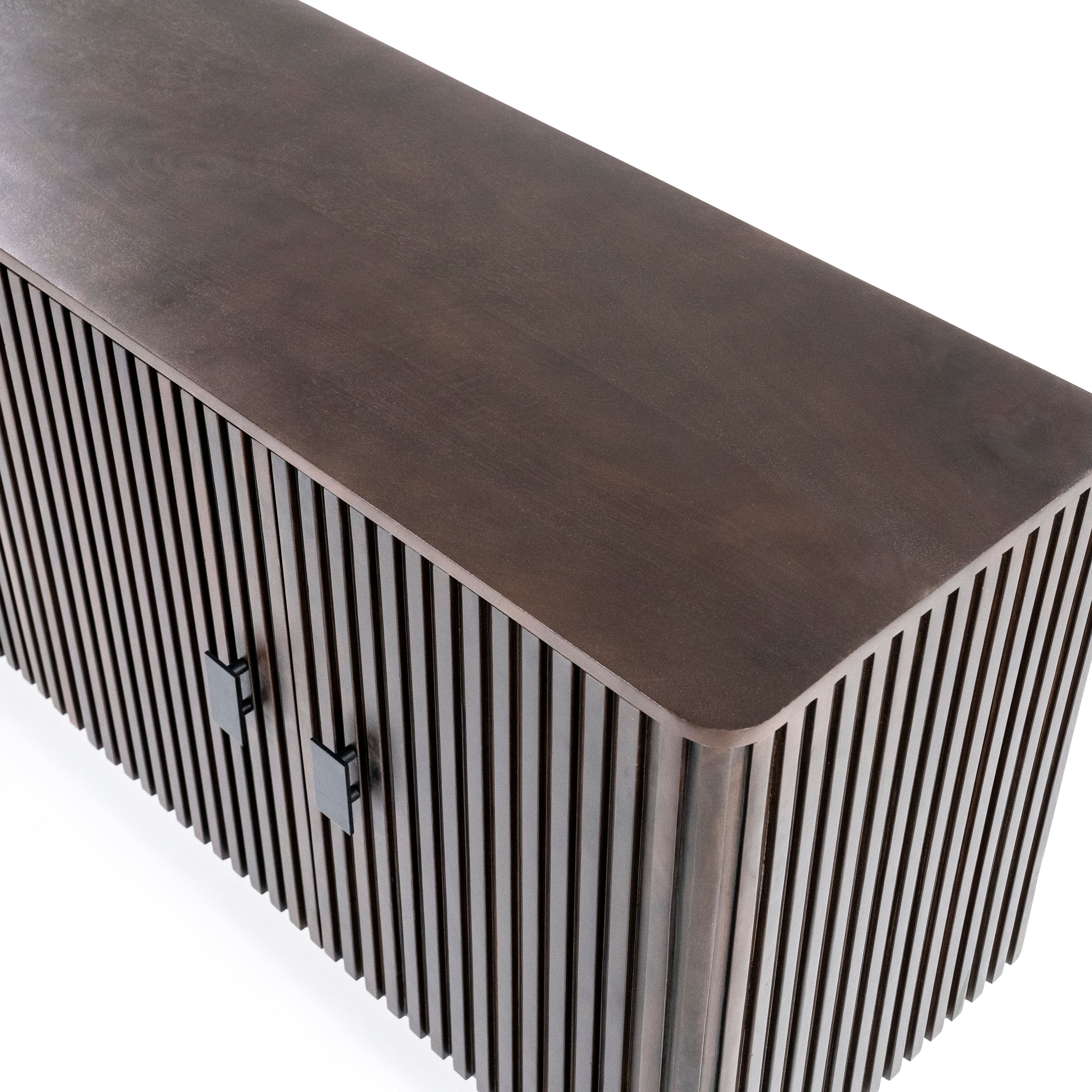 REMI chest of drawers dark brown mango wood