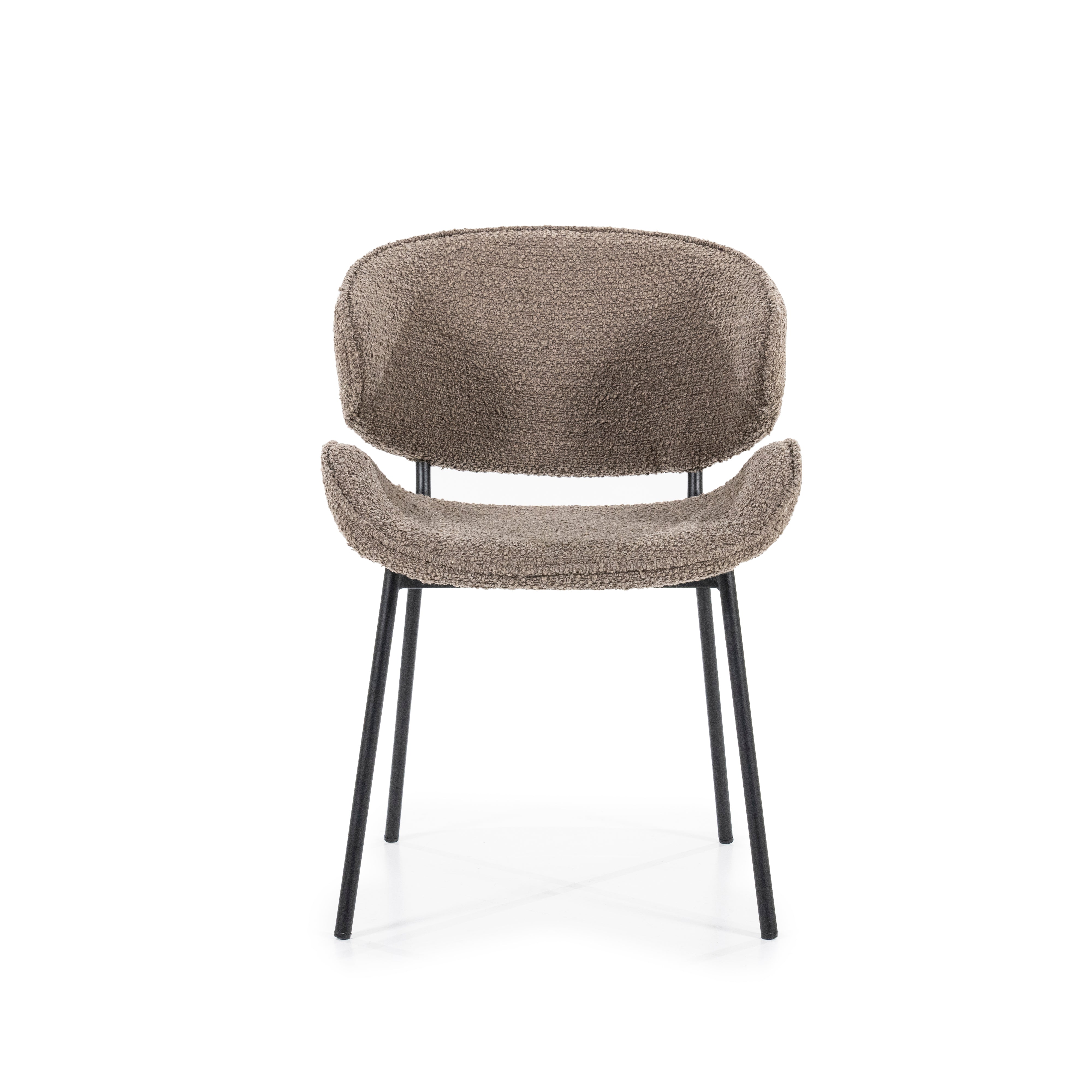 TESS Chair brown with black base