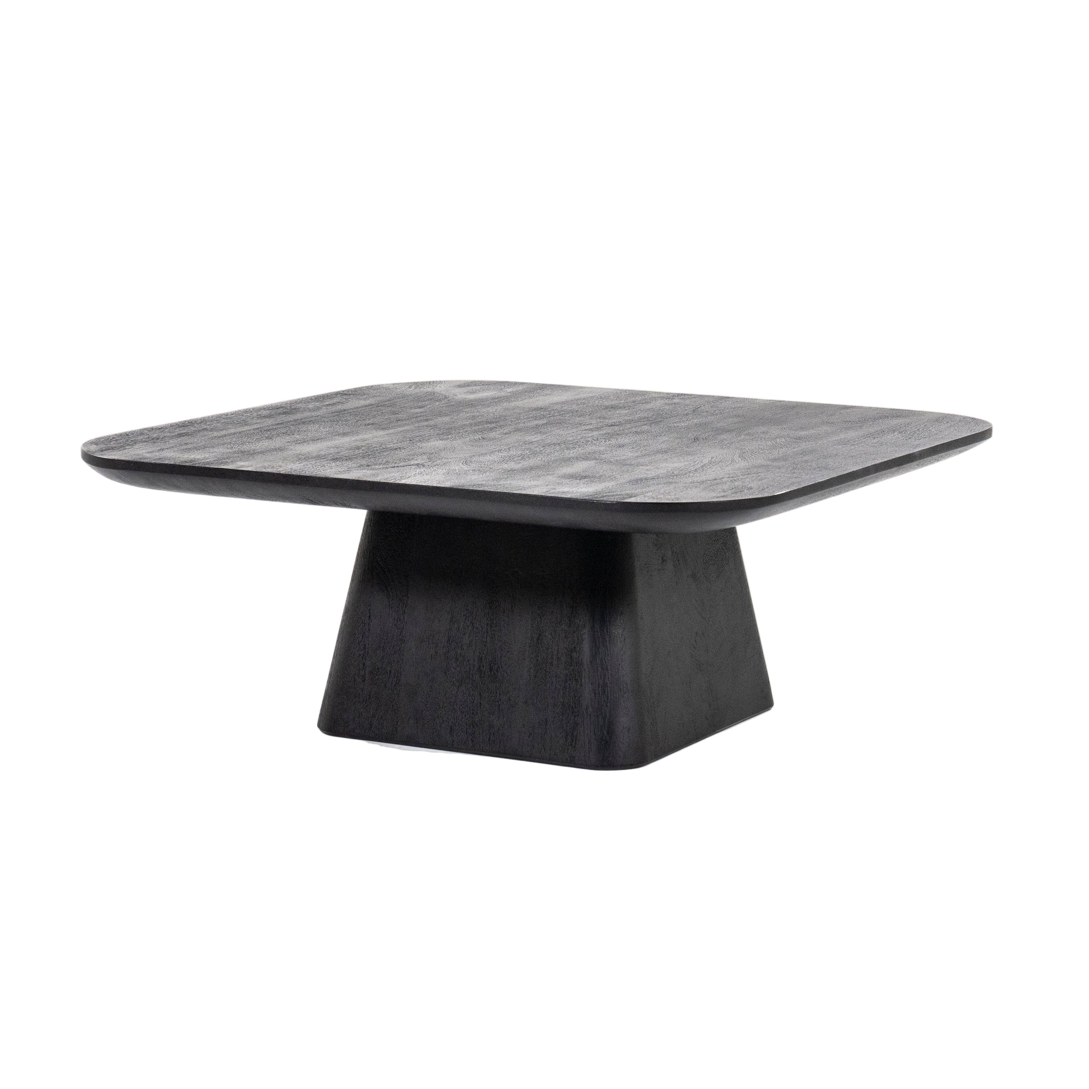ARON Coffee Table Black Mango Wood