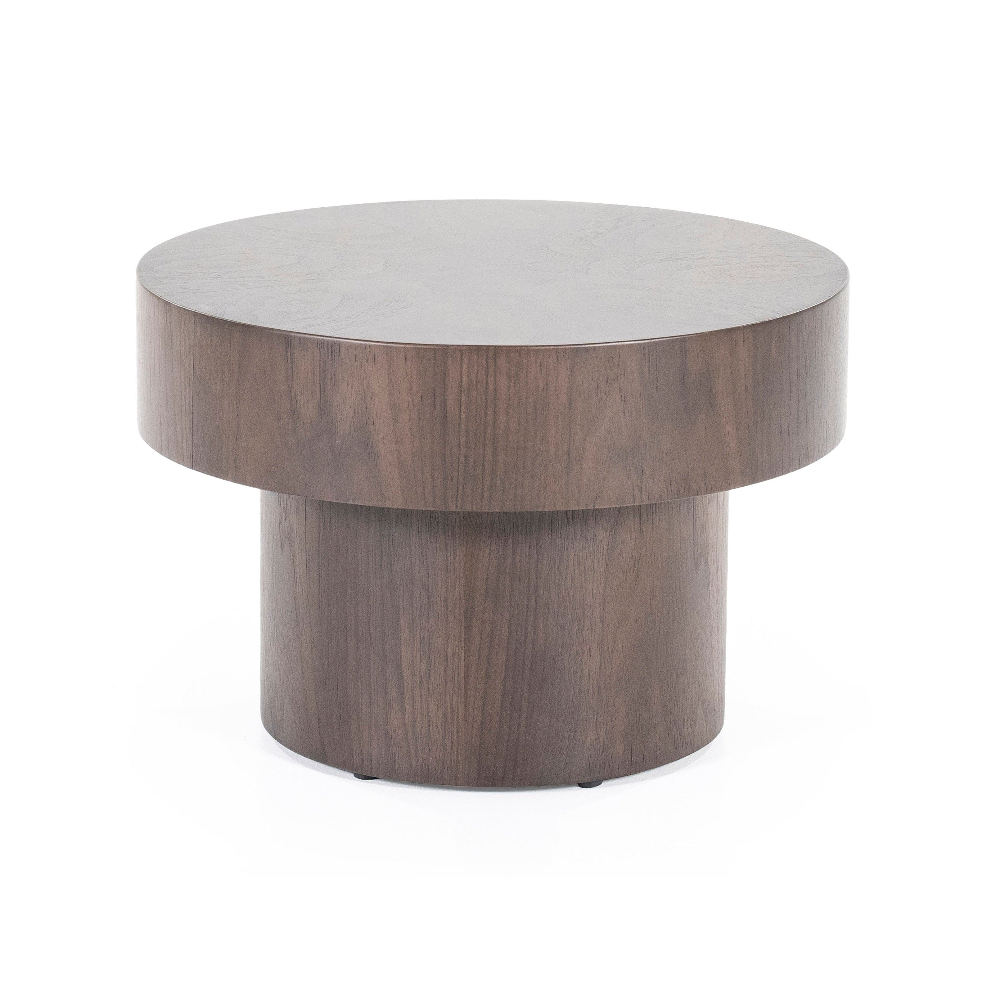 BOBBIE Dark Walnut Veneer Side Table