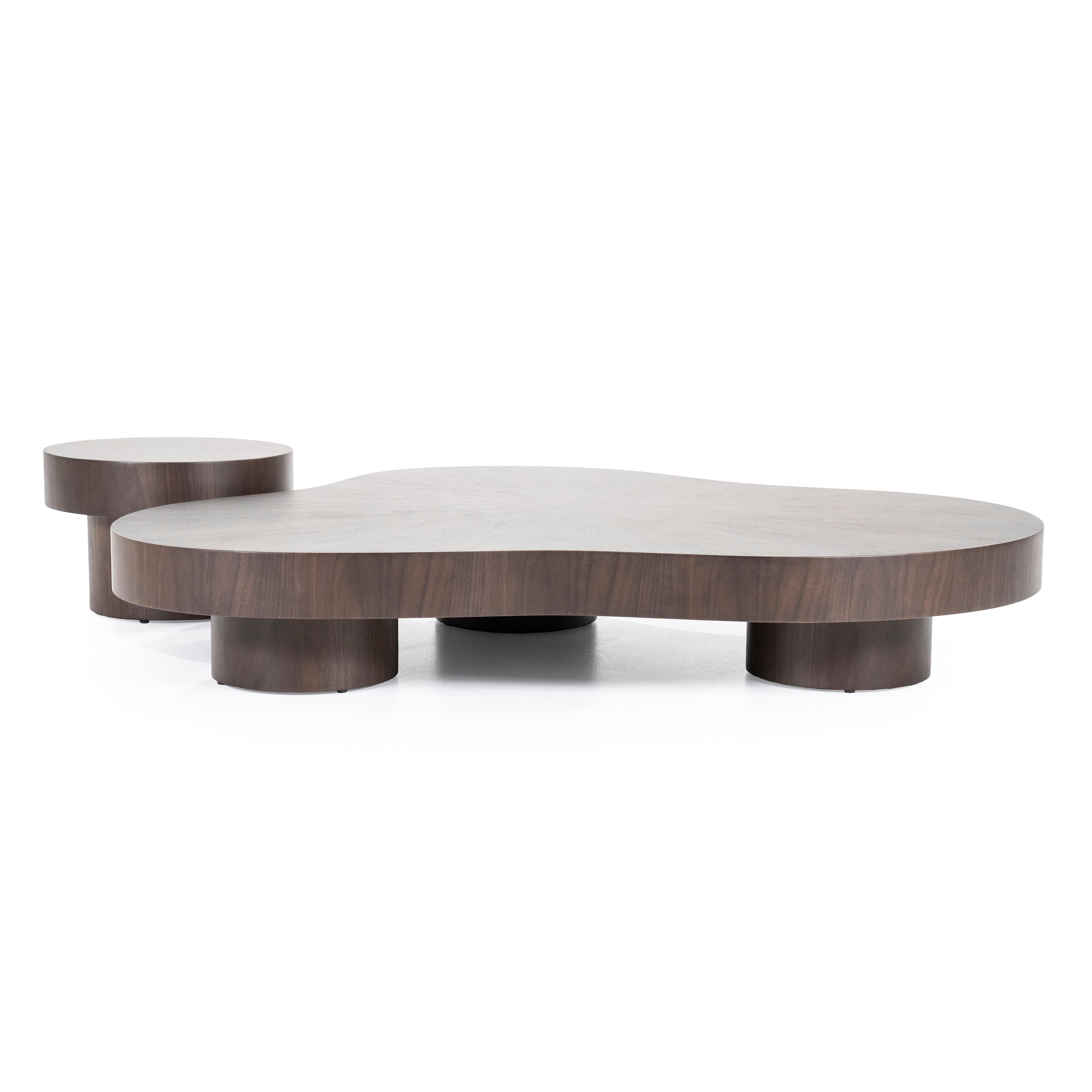 BOBBIE Dark Walnut Veneer Coffee Table