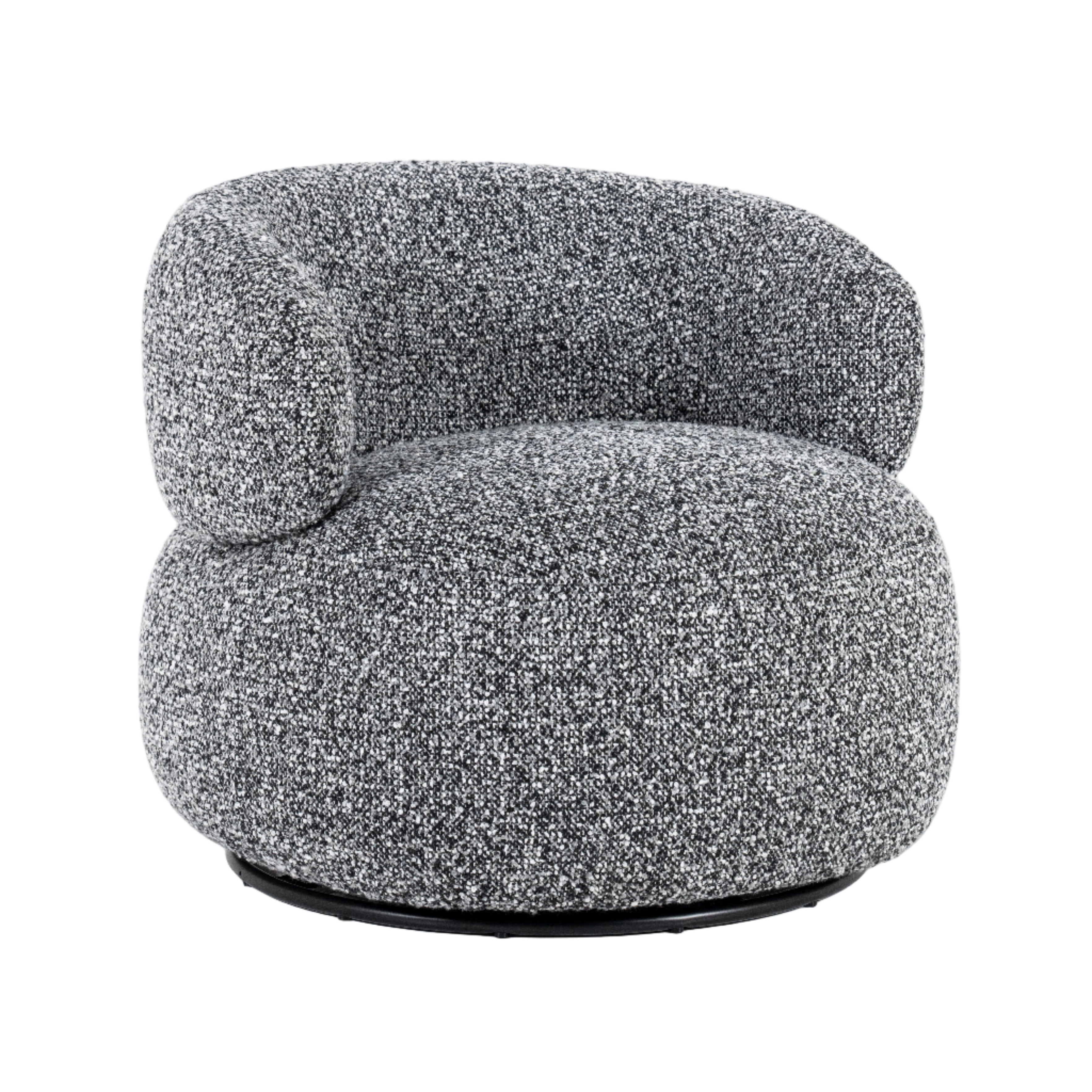 MAEVE Armchair Black-White Mélange