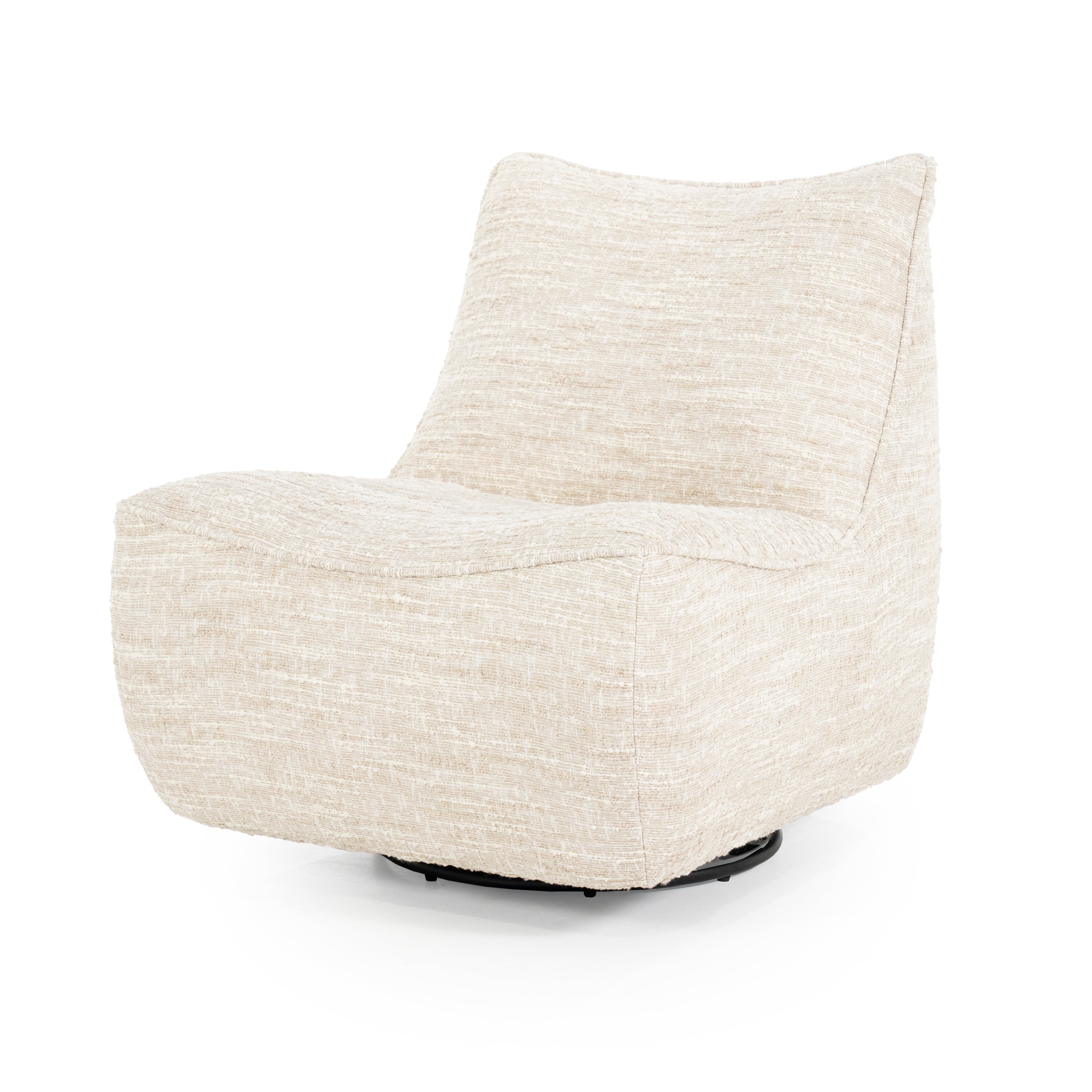 LOYS beige swivel armchair