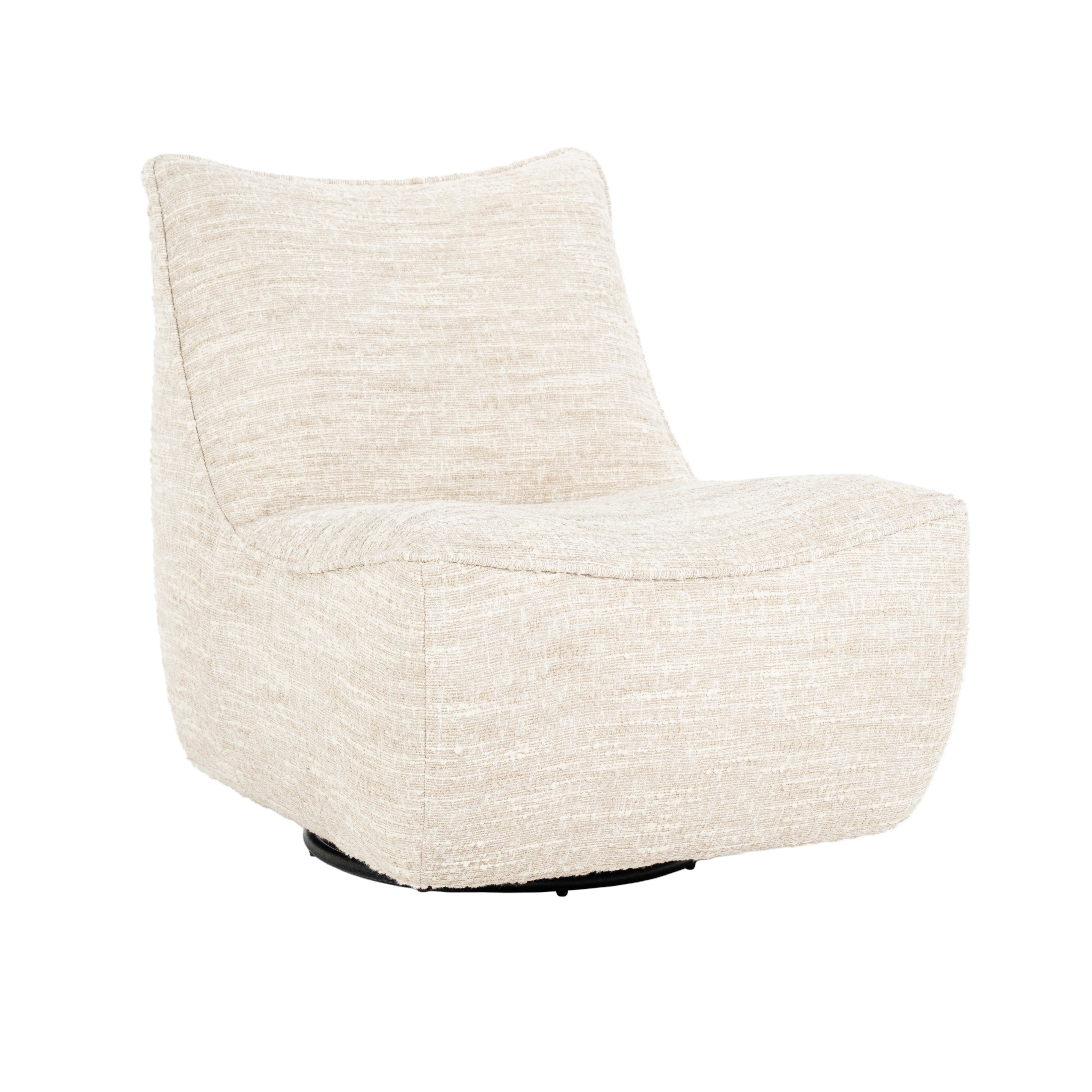 LOYS beige swivel armchair