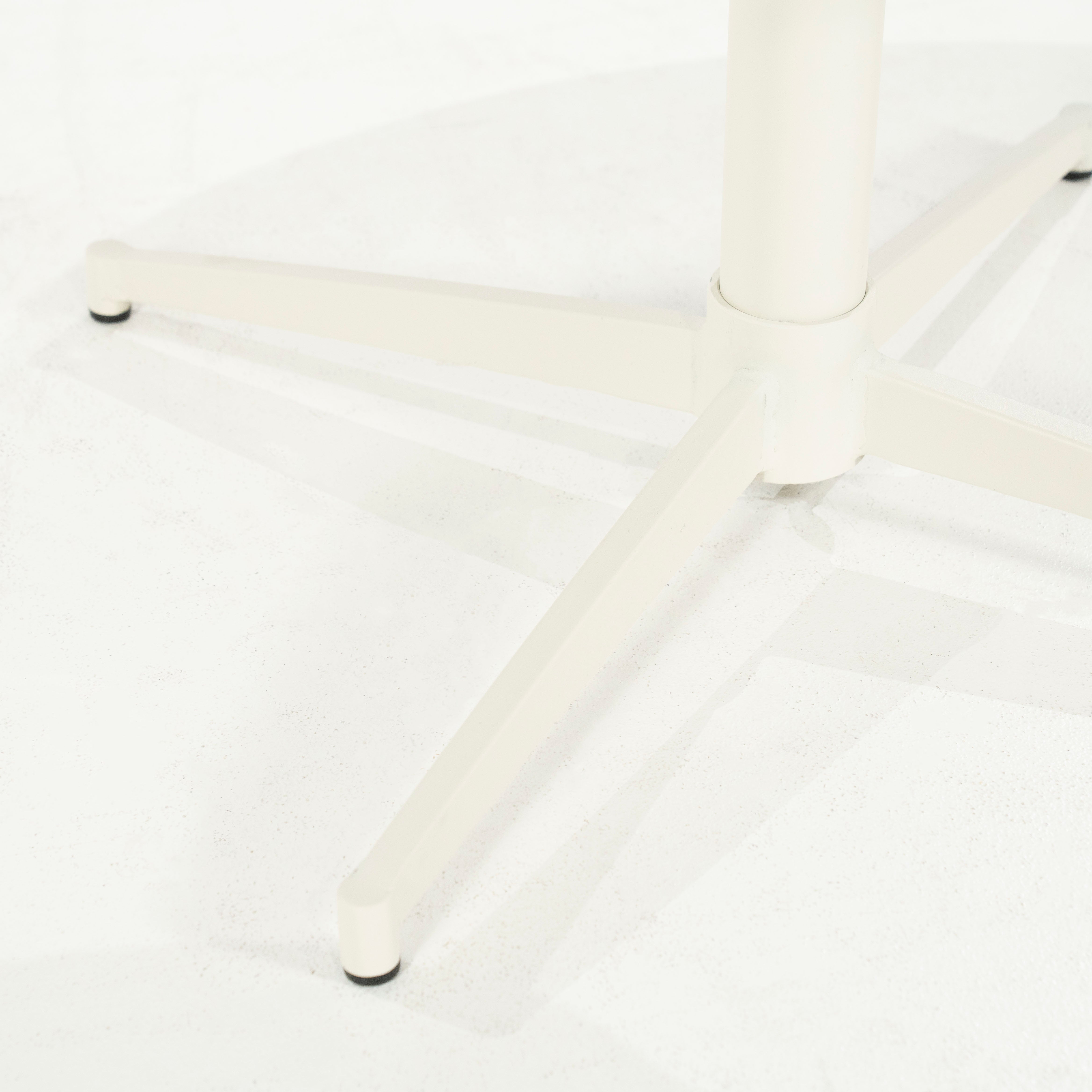 MOLLY swivel chair terracotta with cream base