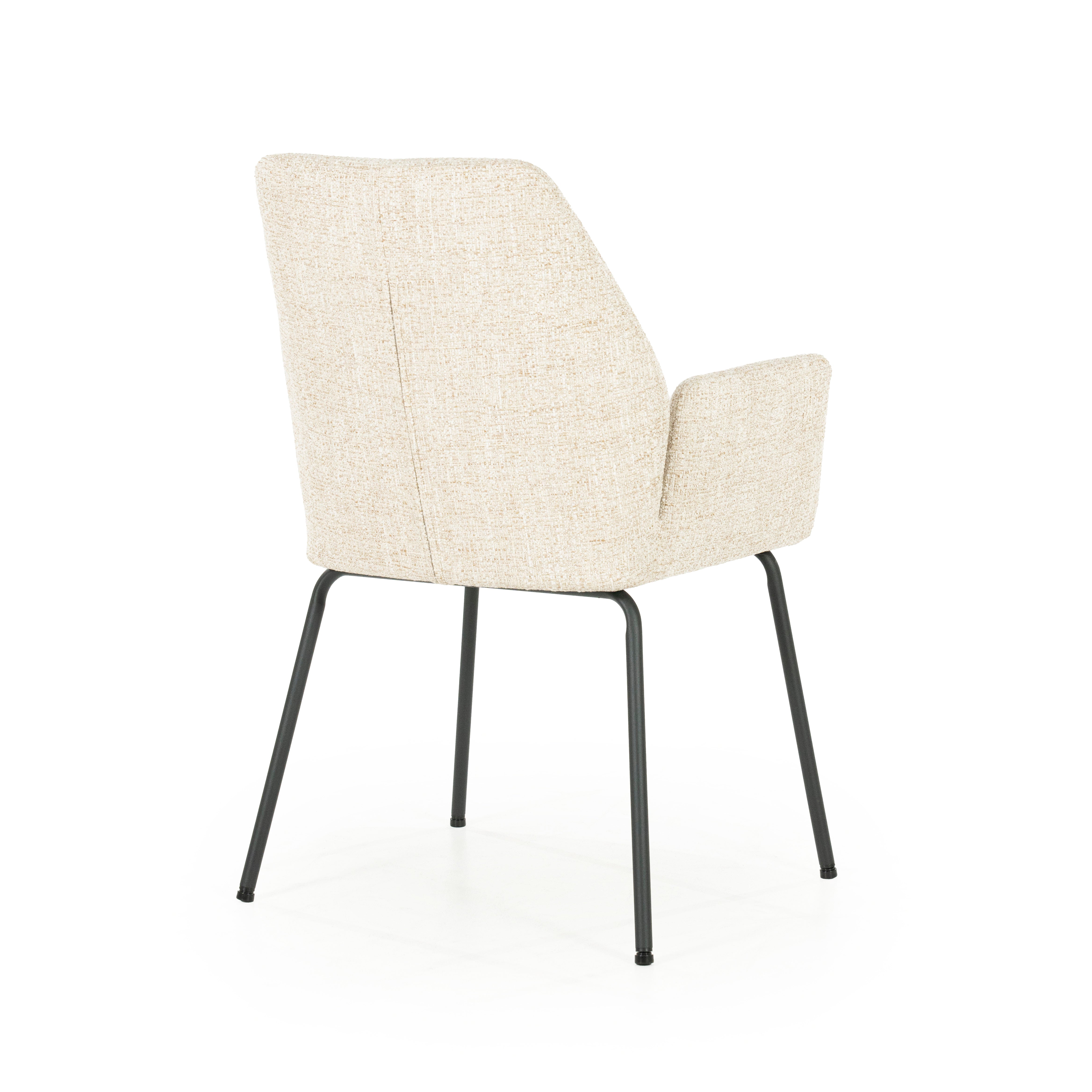 INDY Chair Cream with Black Base