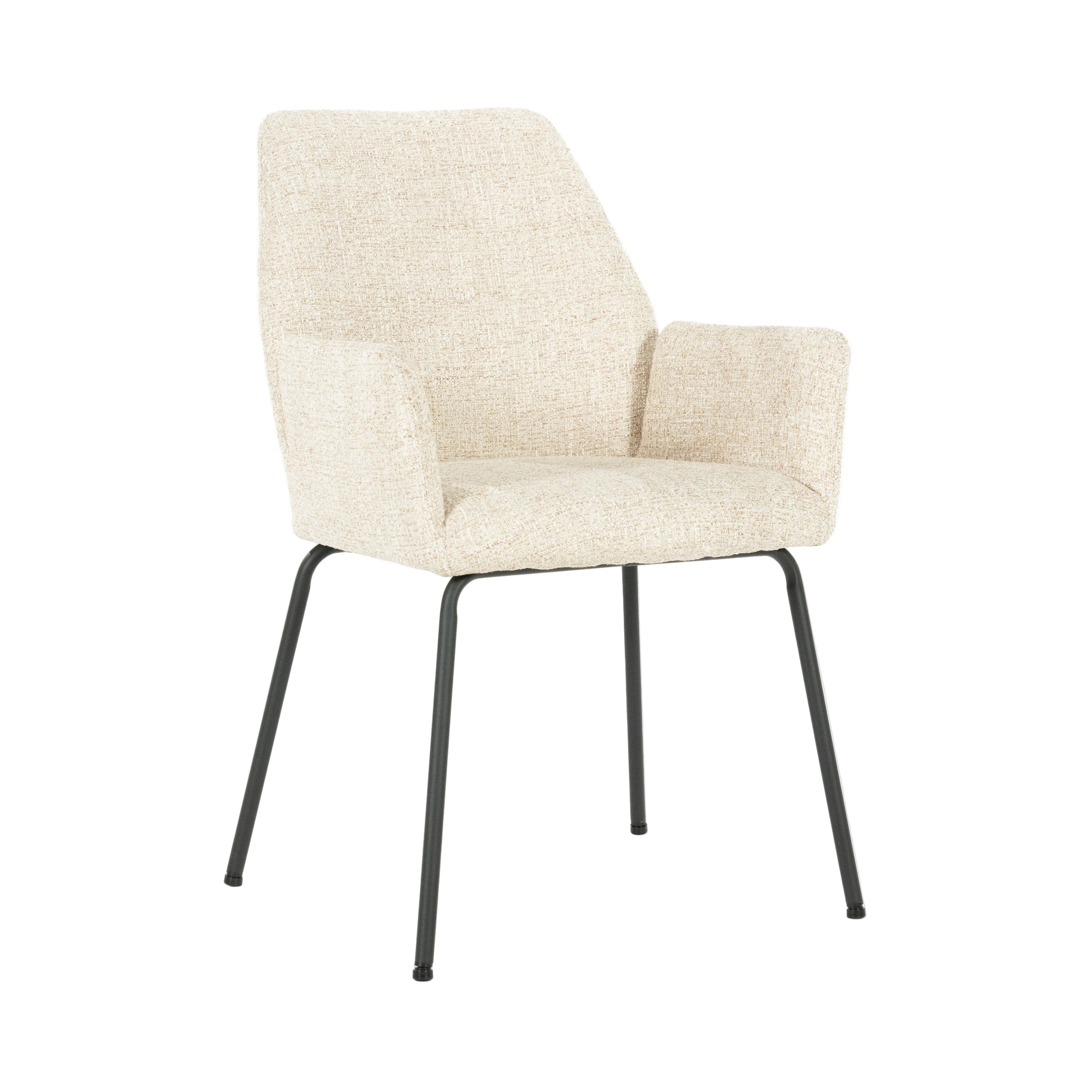INDY Chair Cream with Black Base