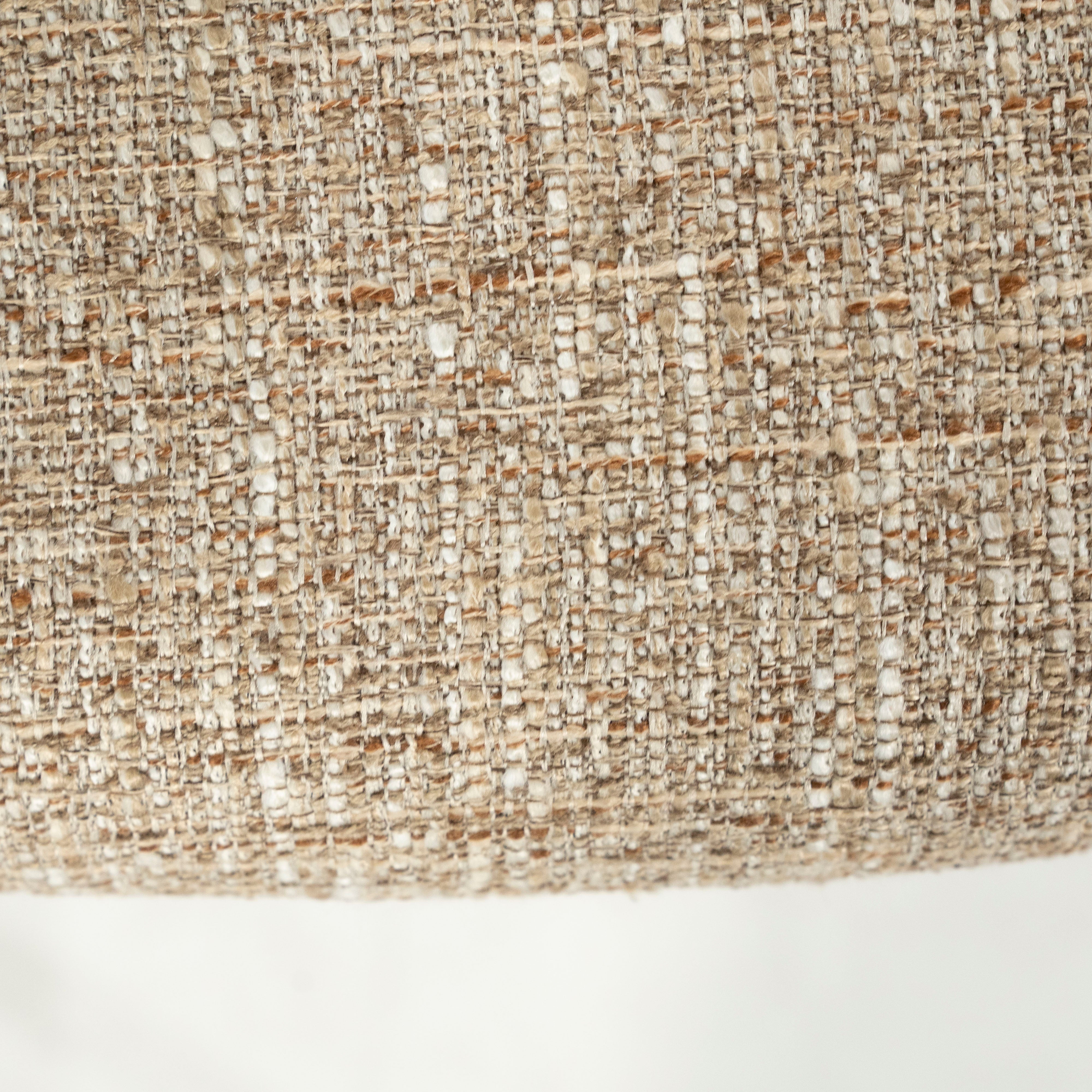 INDY taupe chair with black base