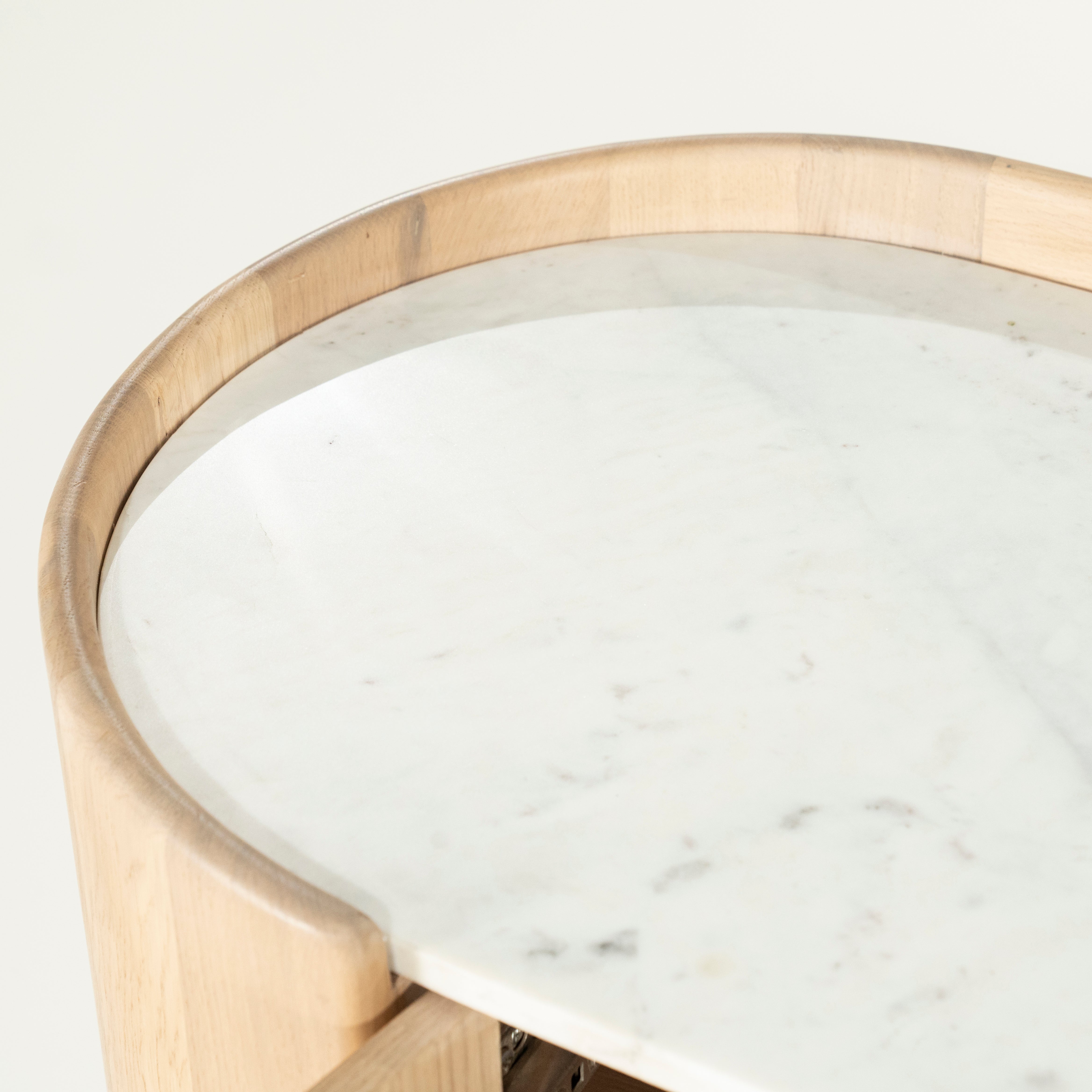 DON chest of drawers oak wood with marble top