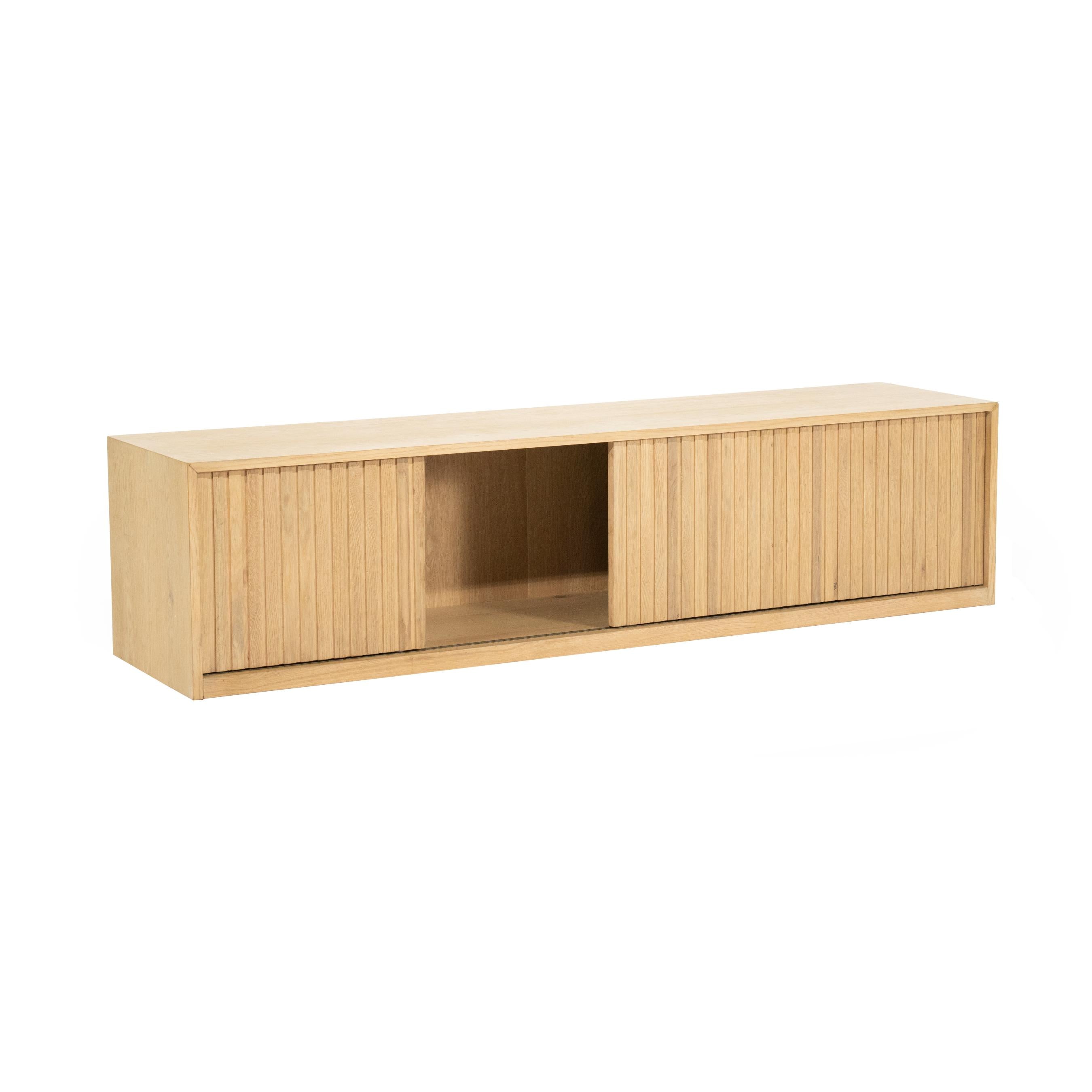 MILO RTV Cabinet Oak Wood