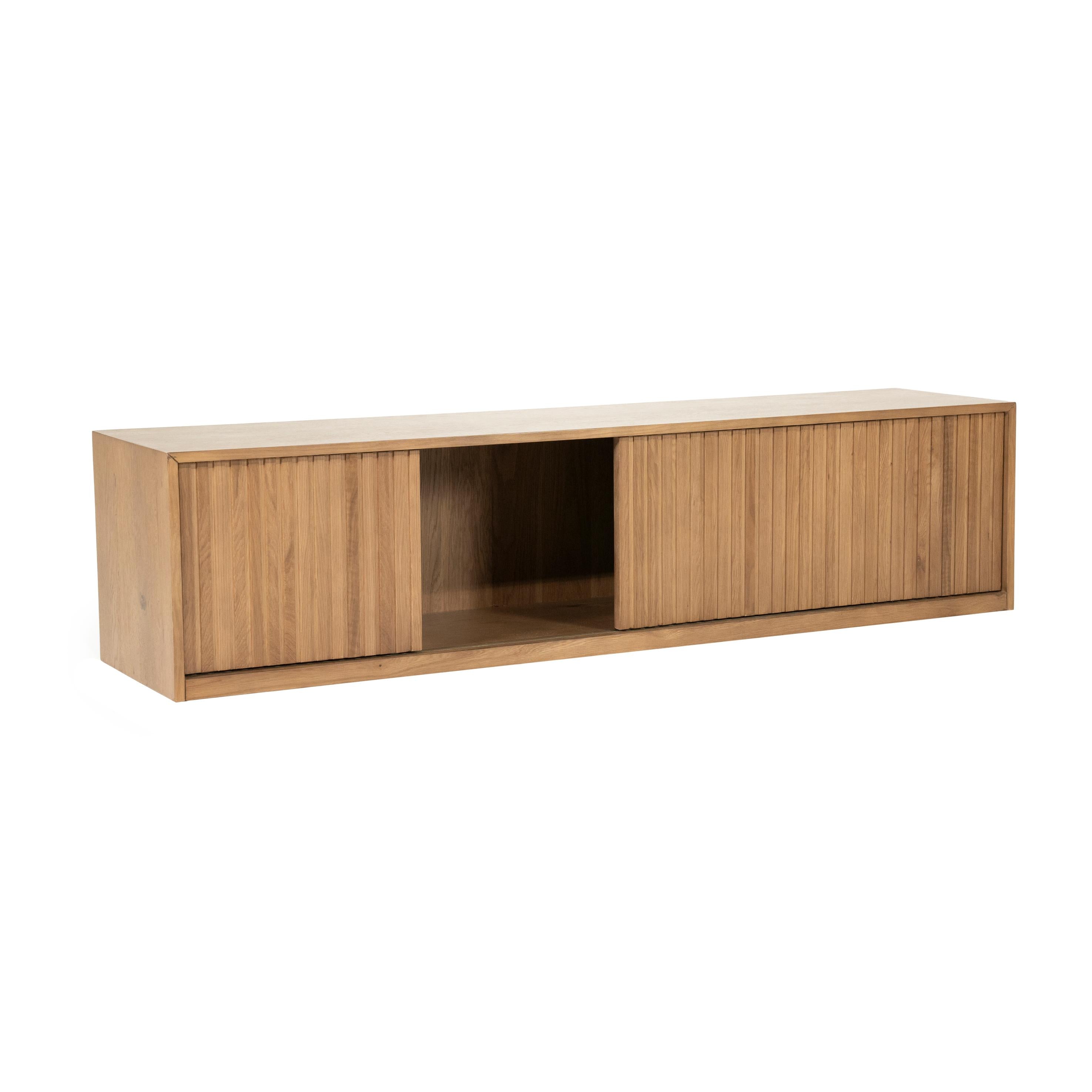 MILO TV cabinet dark oak wood