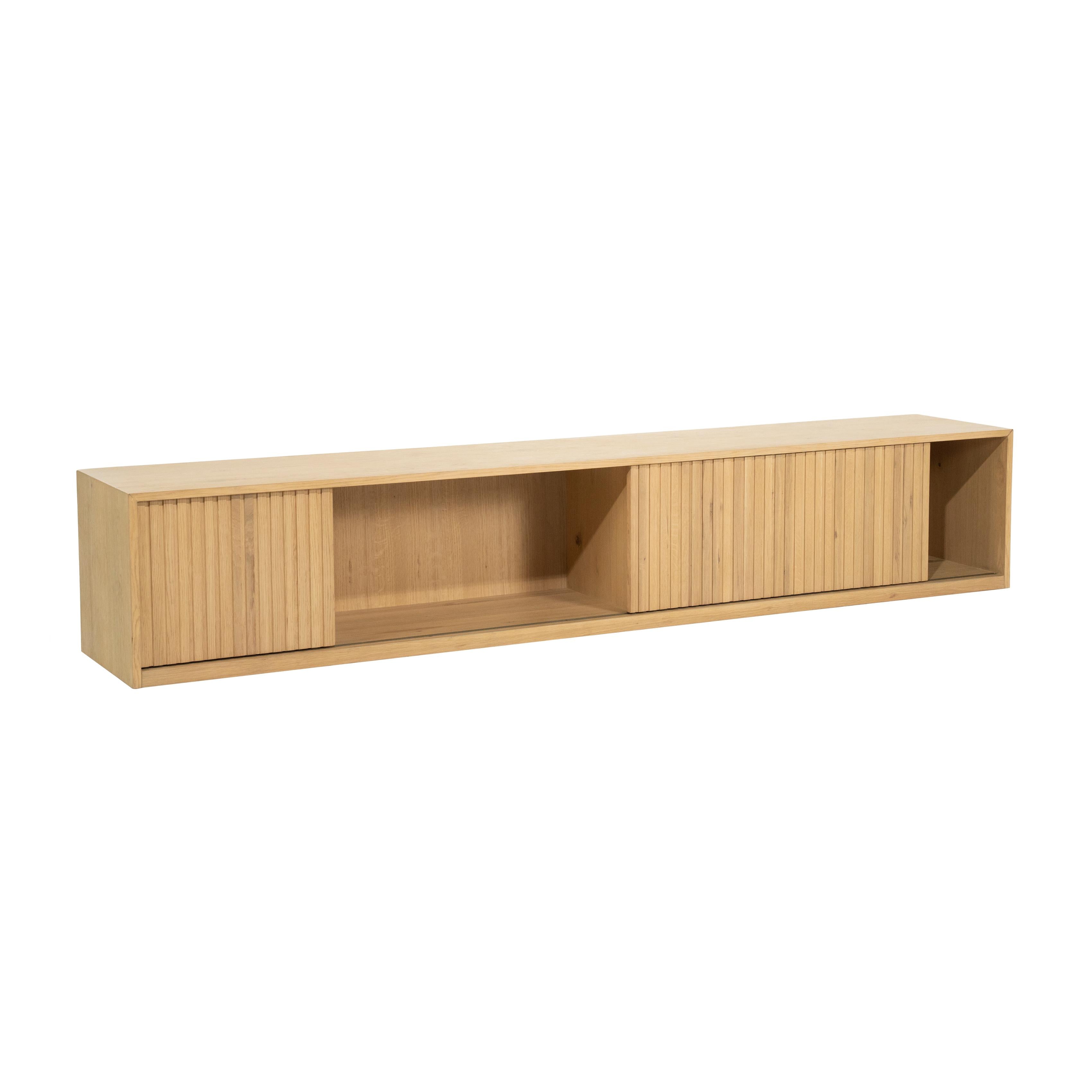 MILO RTV Cabinet Oak Wood
