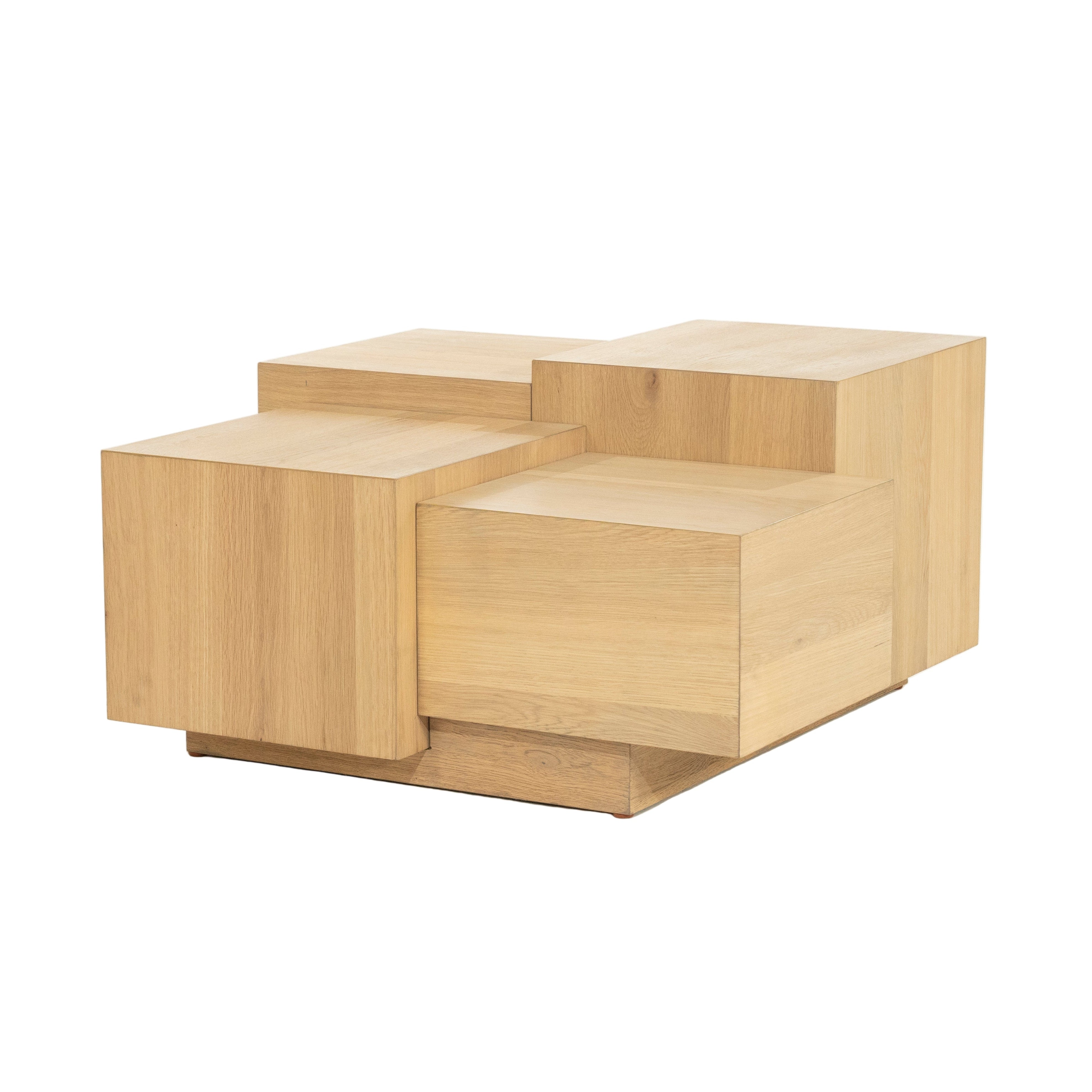 QUINTEN Oak Veneer Coffee Table