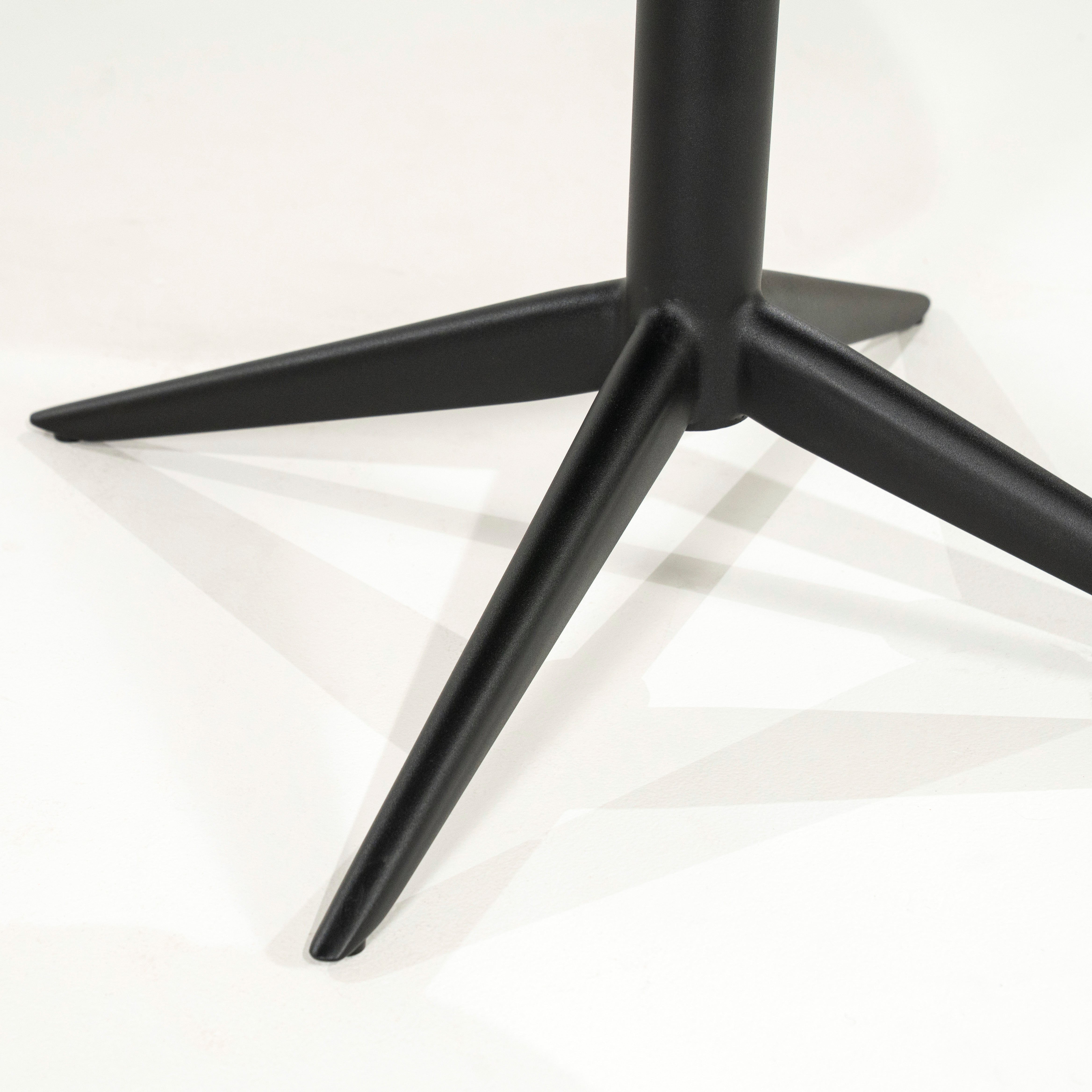 NOL taupe swivel chair with black base