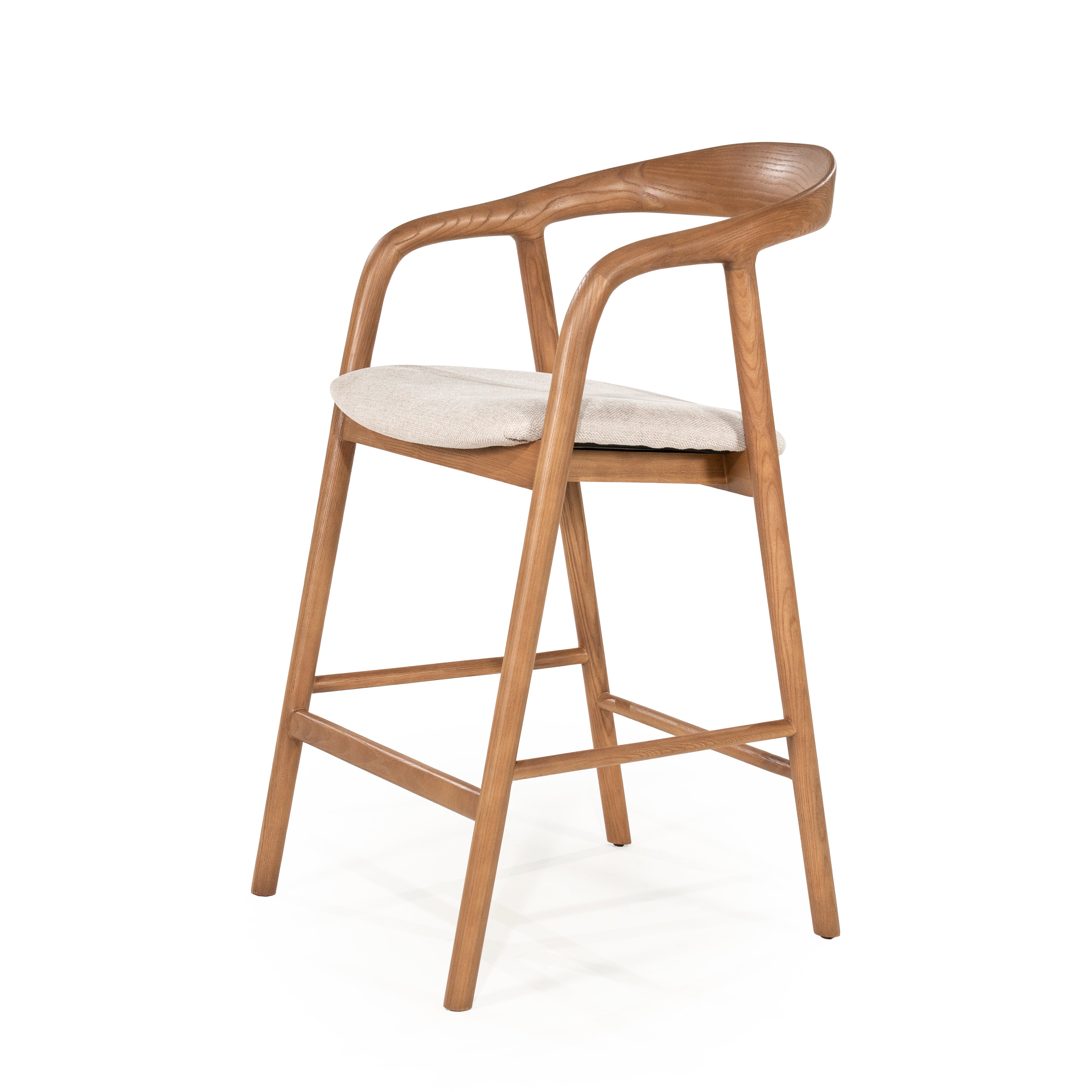 RAYVEN Ash Wood Stool