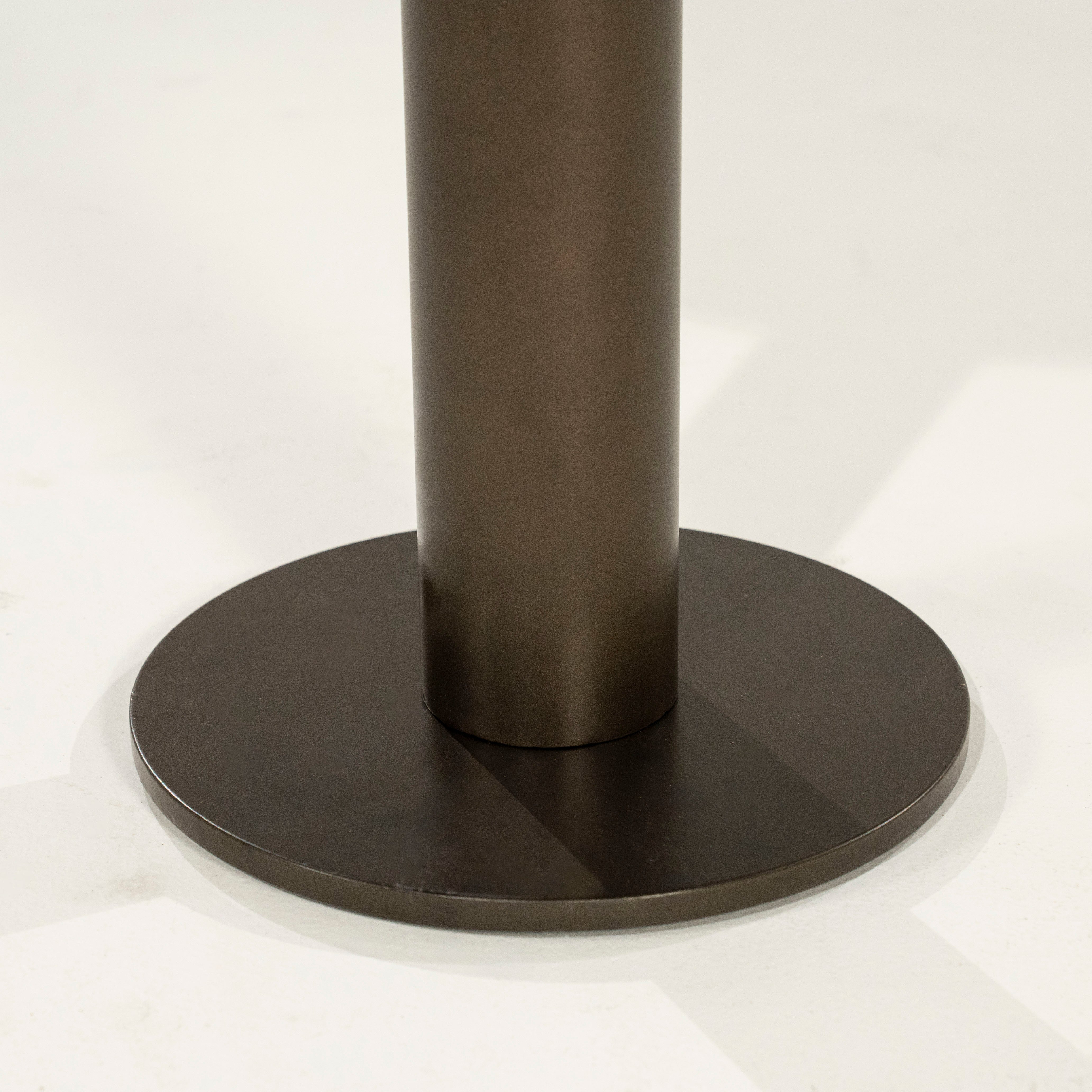 Stolik boczny LUIGI brązowy marmur