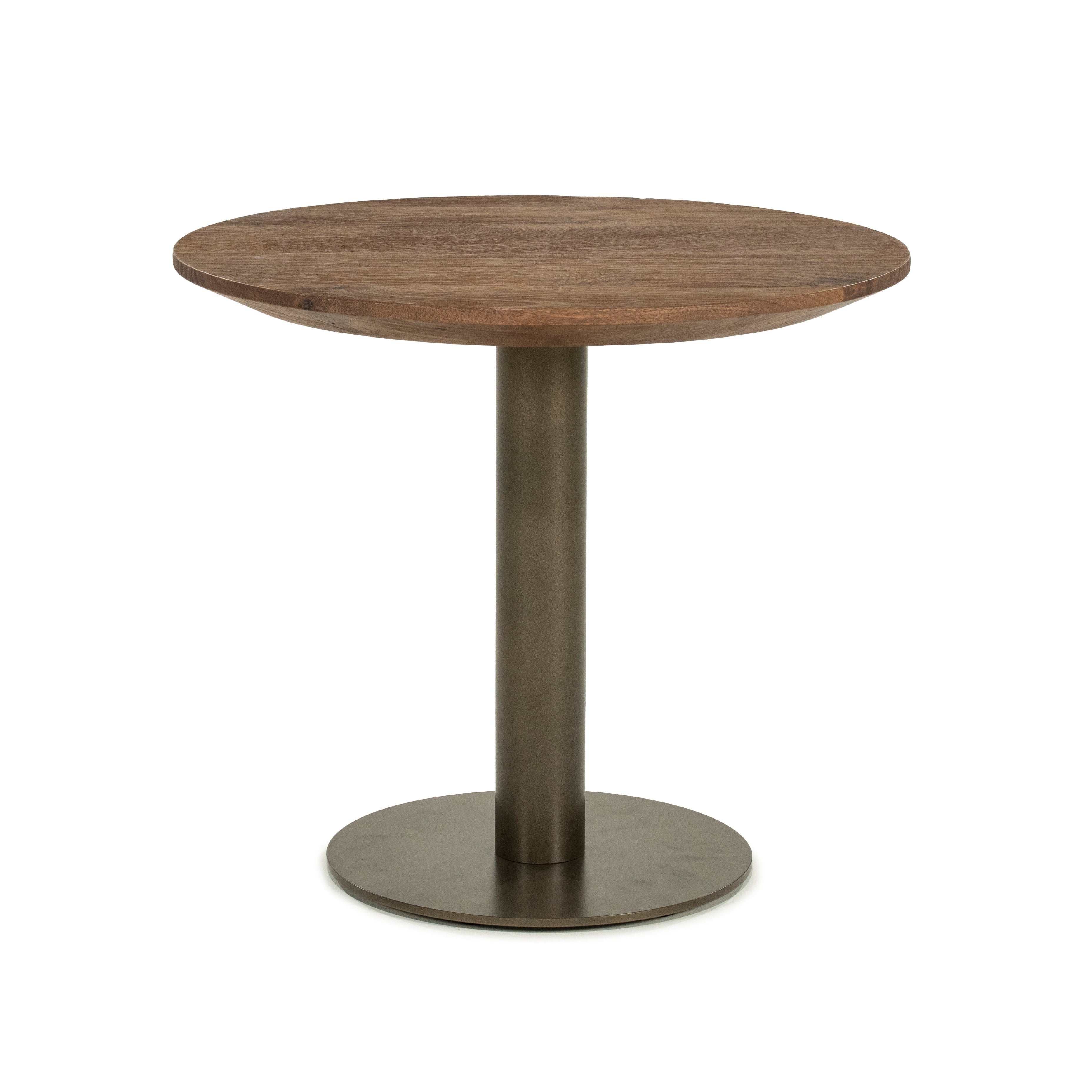 ESILA side table mango wood with metal base