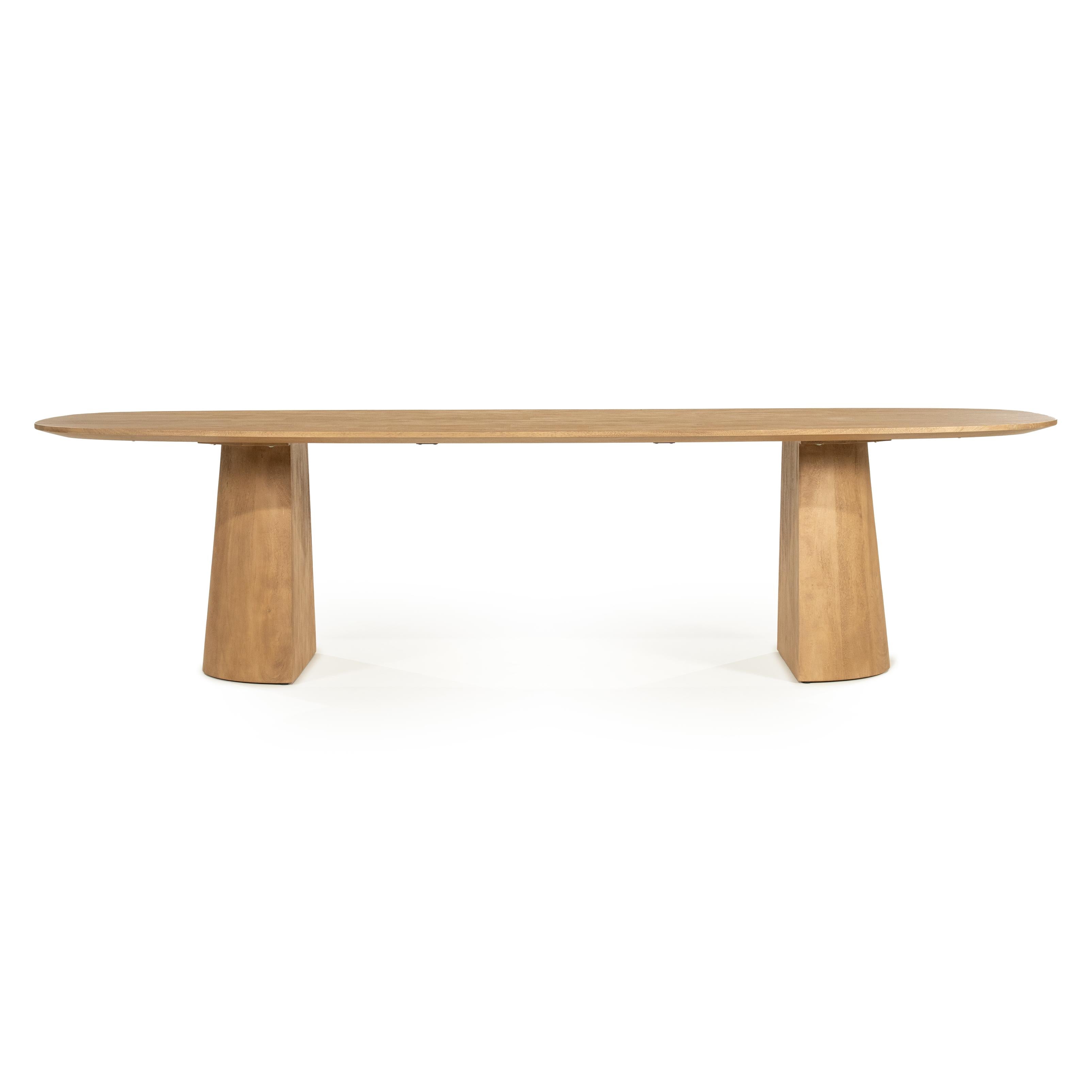 Oval Table LUNE Mango Wood