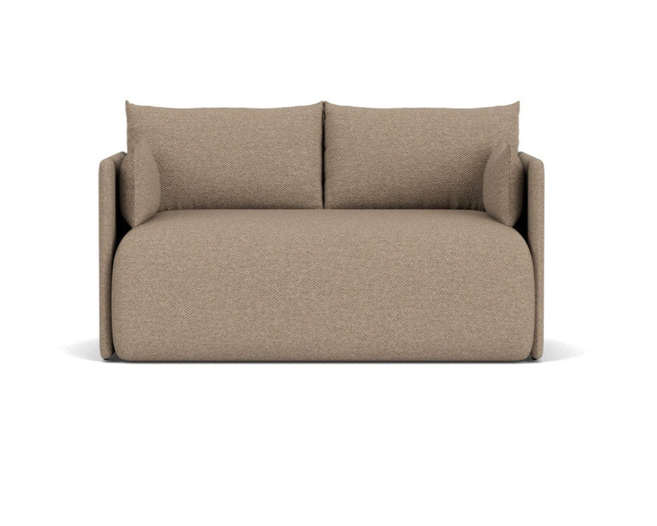 Sofa with sleeping function 2-seater 0FFSET brown