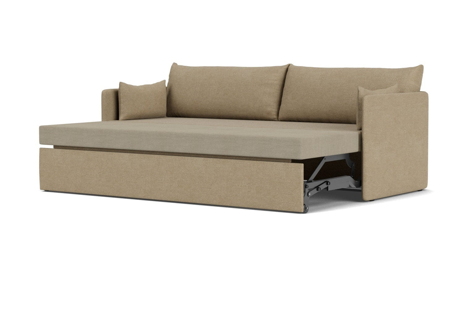 Sofa z funkcją spania 3-osobowa 0FFSET beżowy