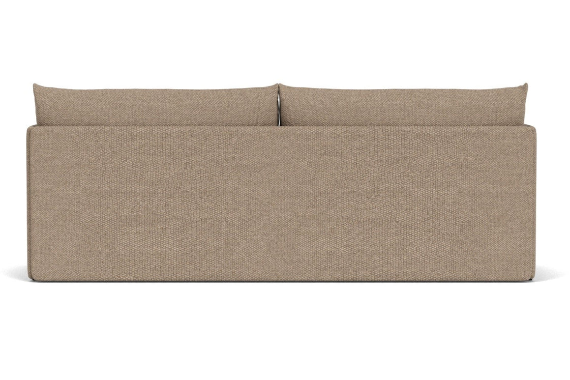 Sofa with sleeping function 3-seater OFFSET brown
