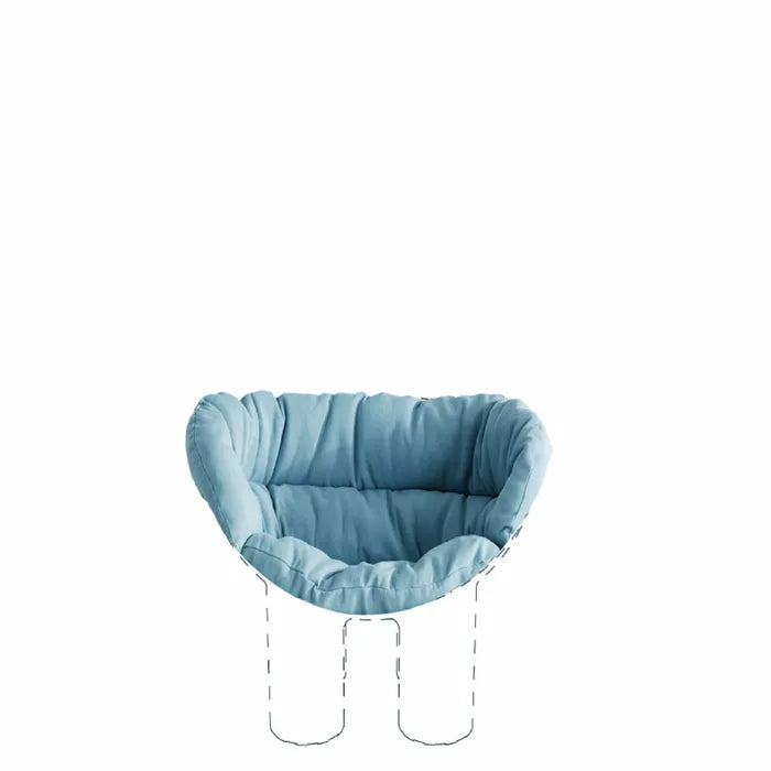 Rosa Poly -Poly -Sessel