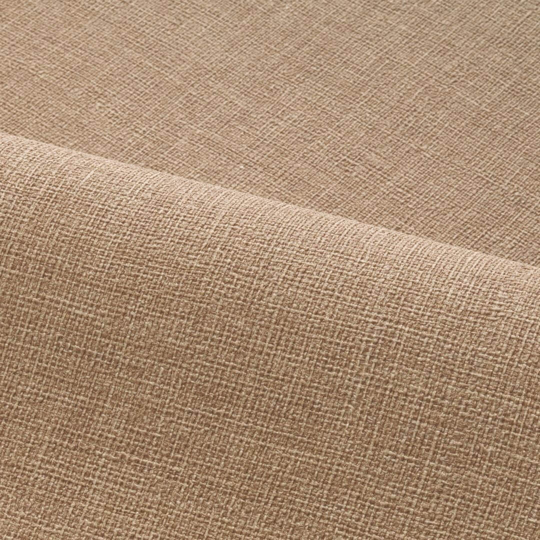 Structural vinyl wallpaper imitating jute LIENZO - COFFEE brown latte