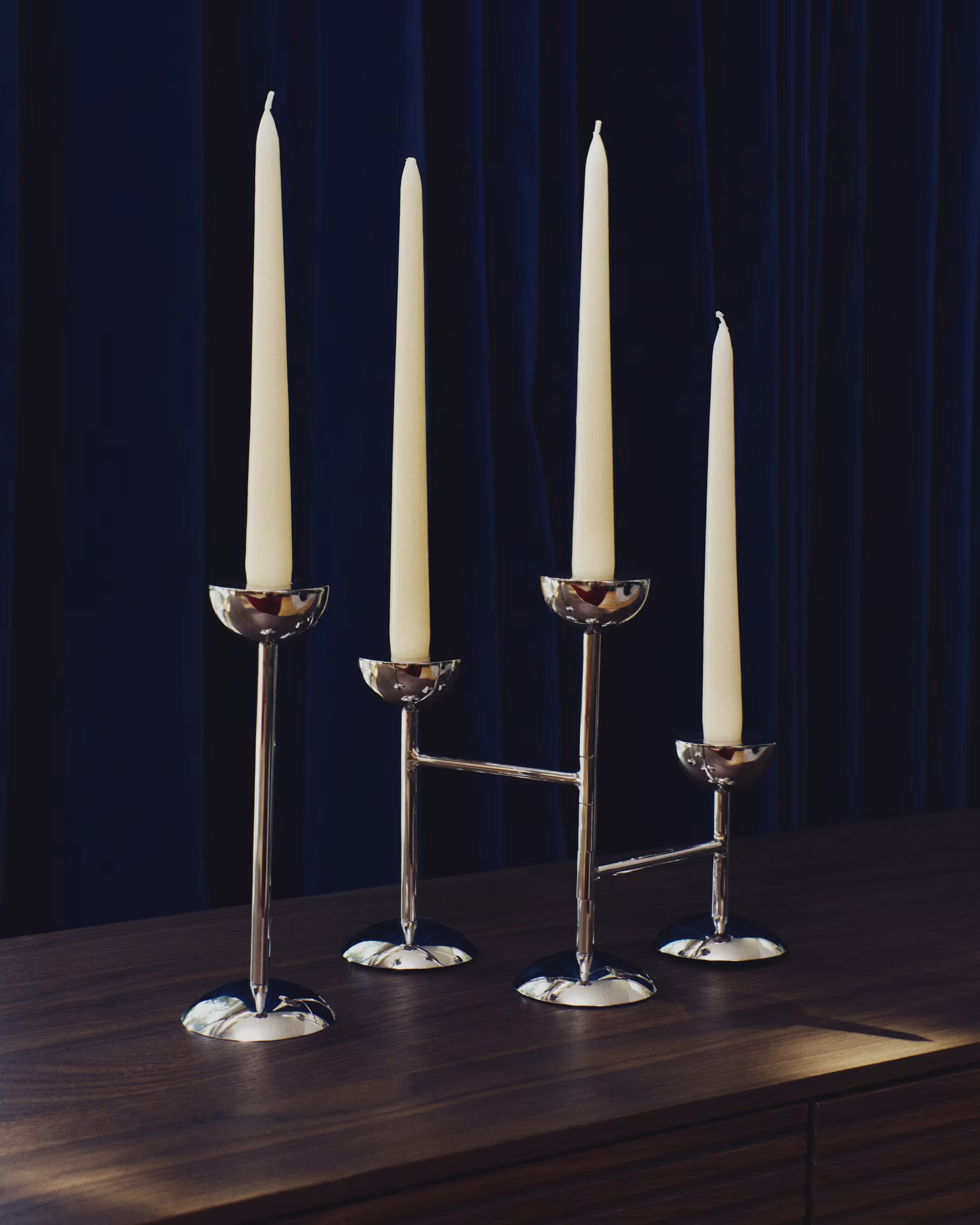 NIRELA Candle Holder Stainless Steel