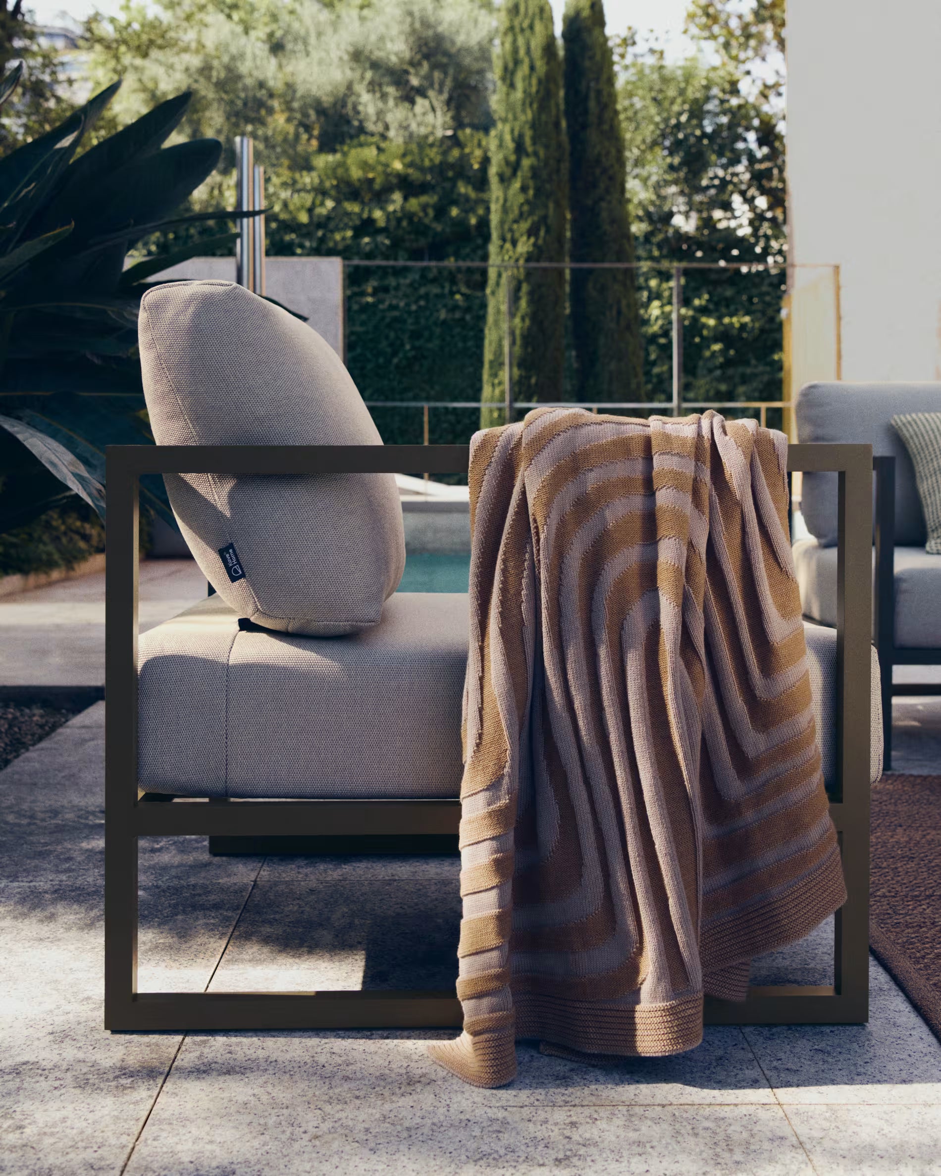 ORELI Beige-Brown Pillow