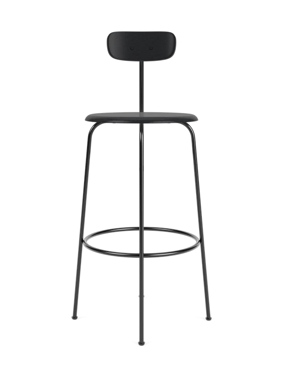 AFTEROOM black ash veneer stool