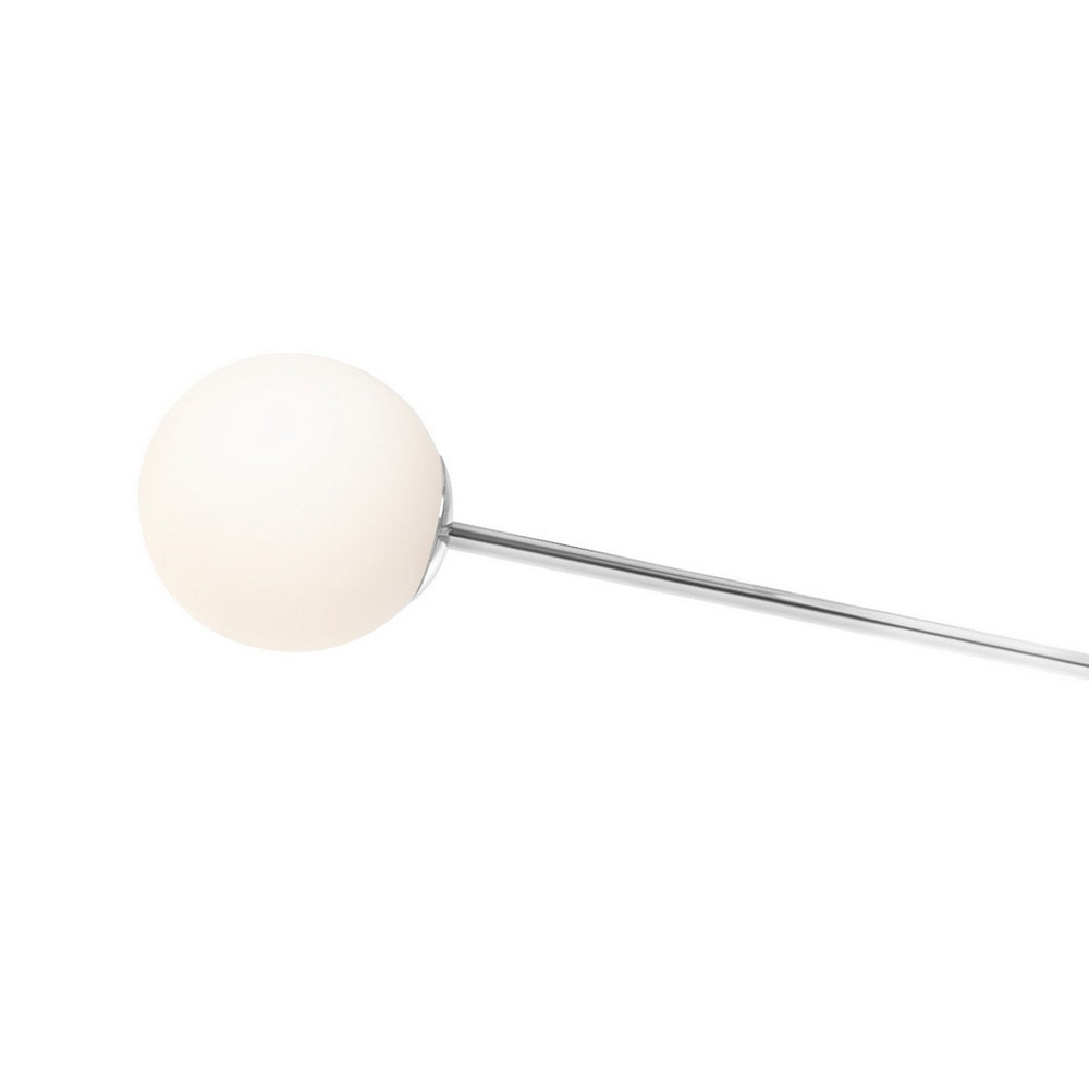 ASTRA 8 chrome ceiling lamp