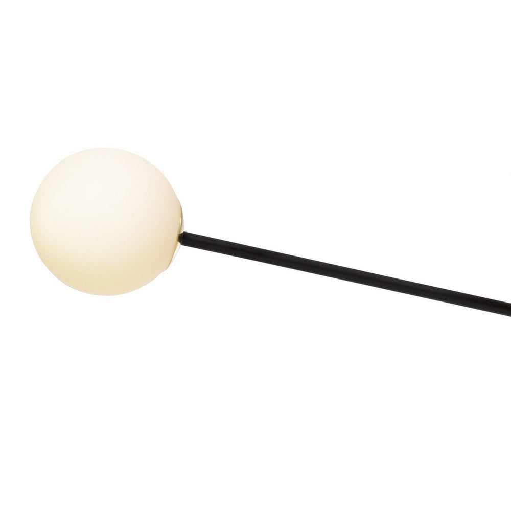 ASTRA 8 ceiling lamp black with gold