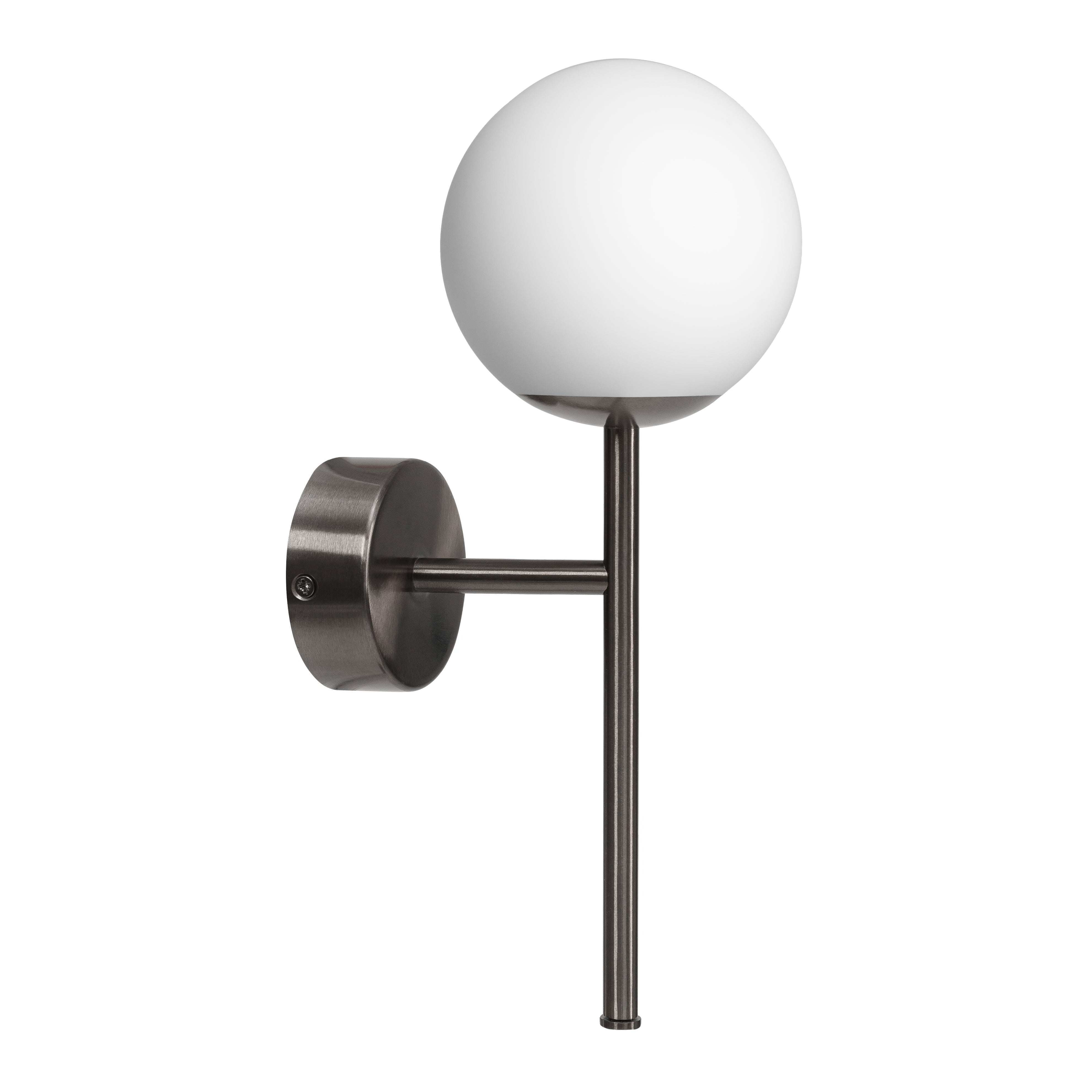 Wall lamp ASTRA DECO brushed titanium