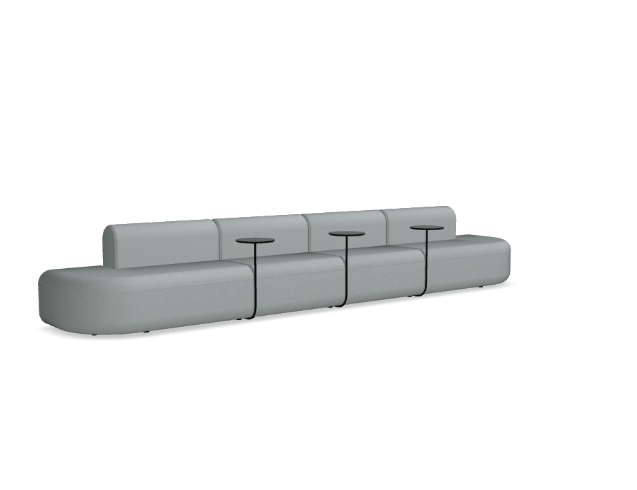 4-modules Sofa Einfacher gepolsterter Artico