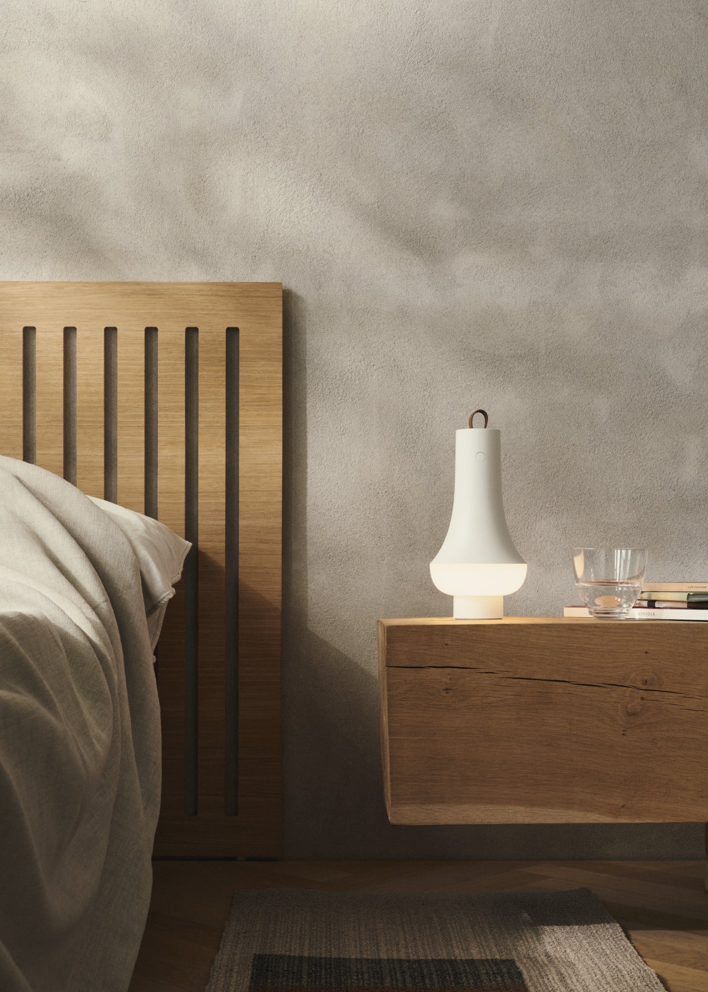 Tragbare Lampe TOMOSHI weiß