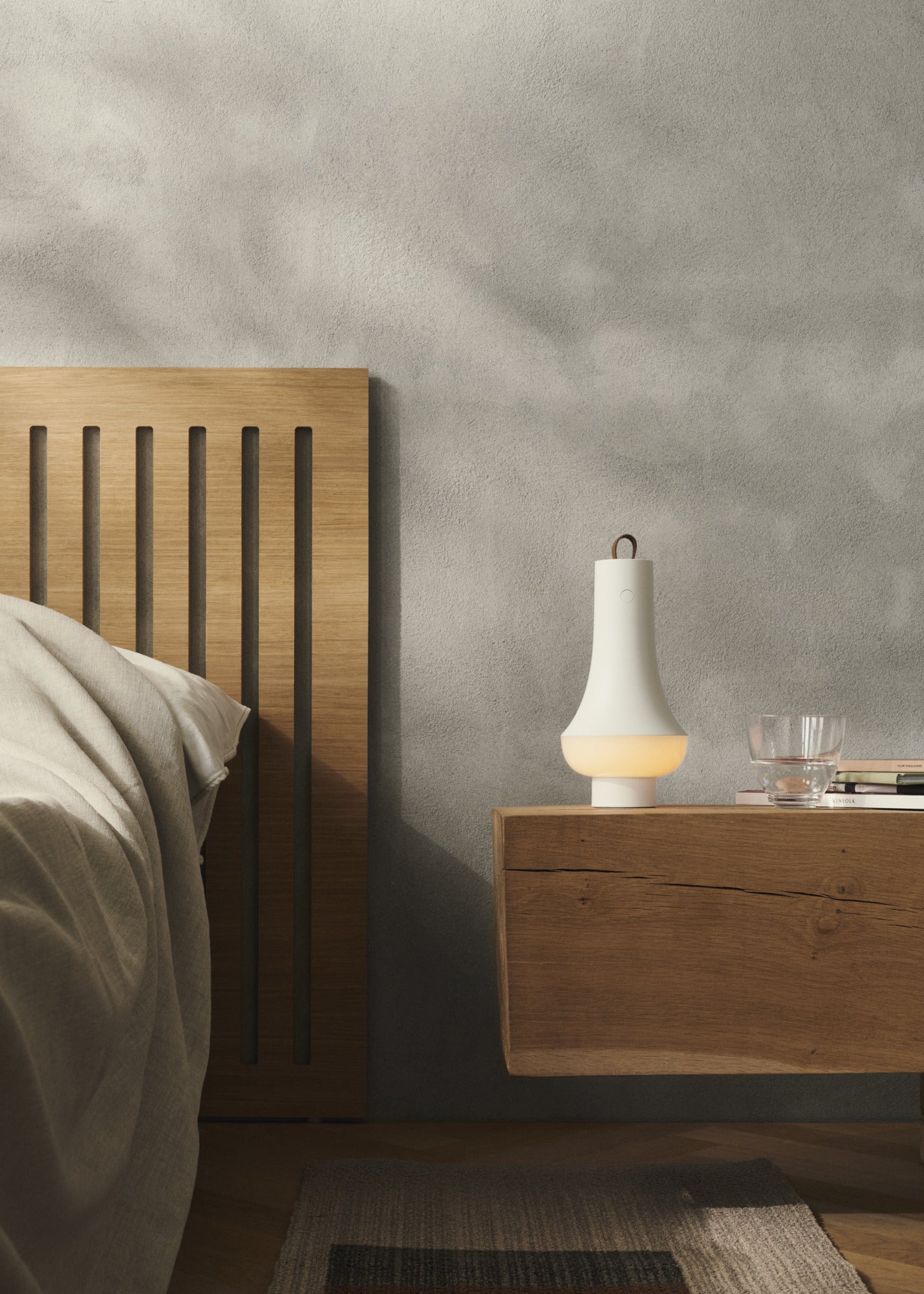 Tragbare Lampe TOMOSHI weiß