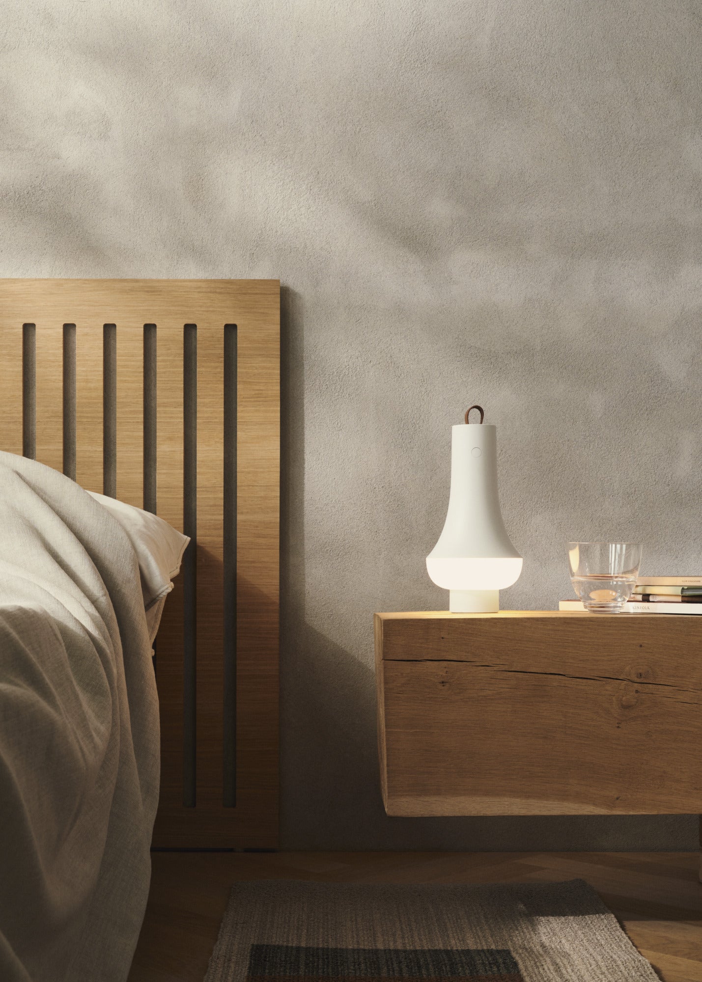 Tragbare Lampe TOMOSHI weiß