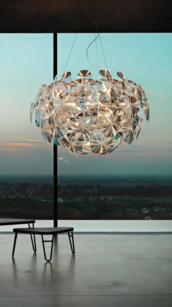 Transparent hope hanging lamp
