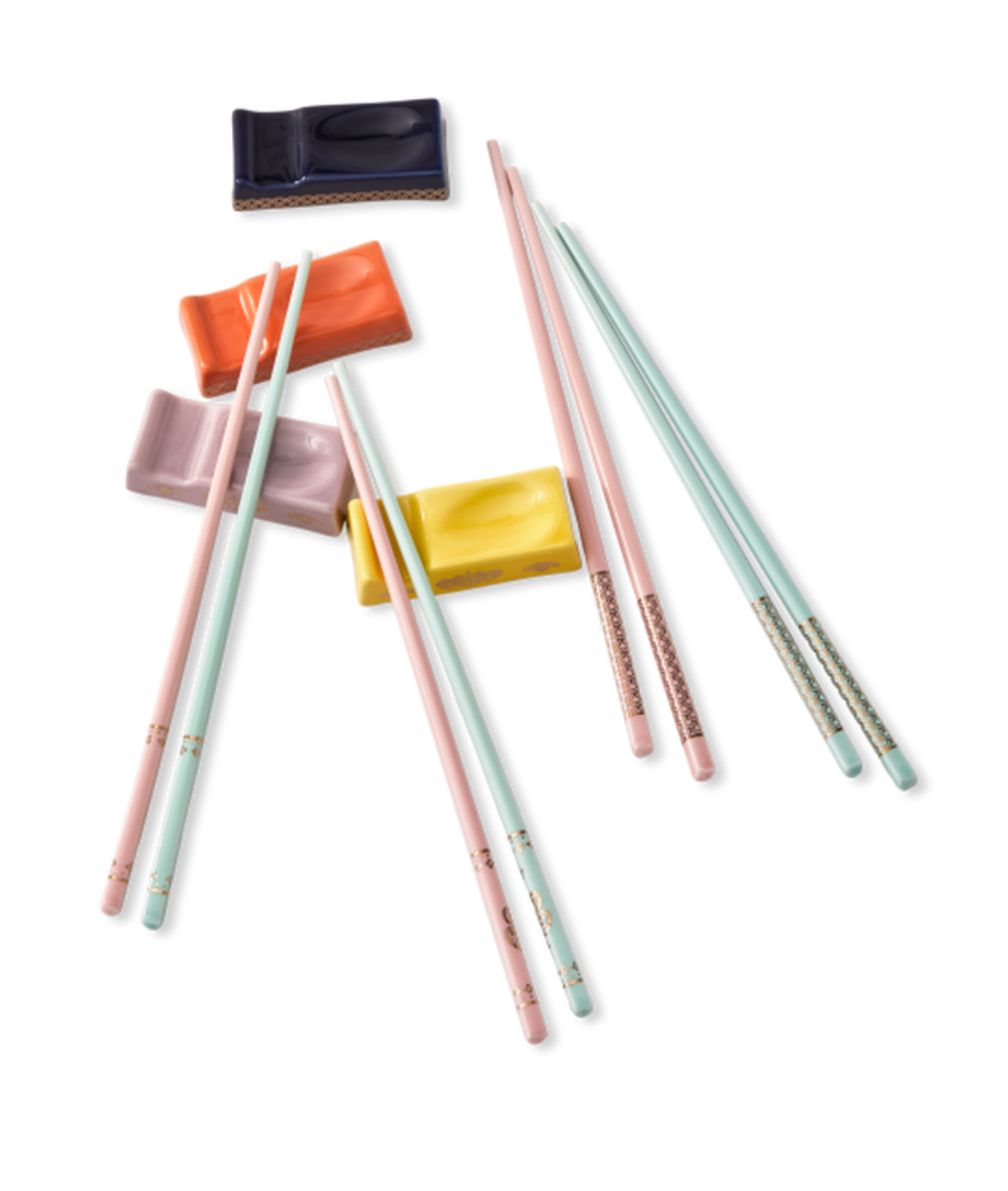GRANDPA Asian Set Colorful Porcelain