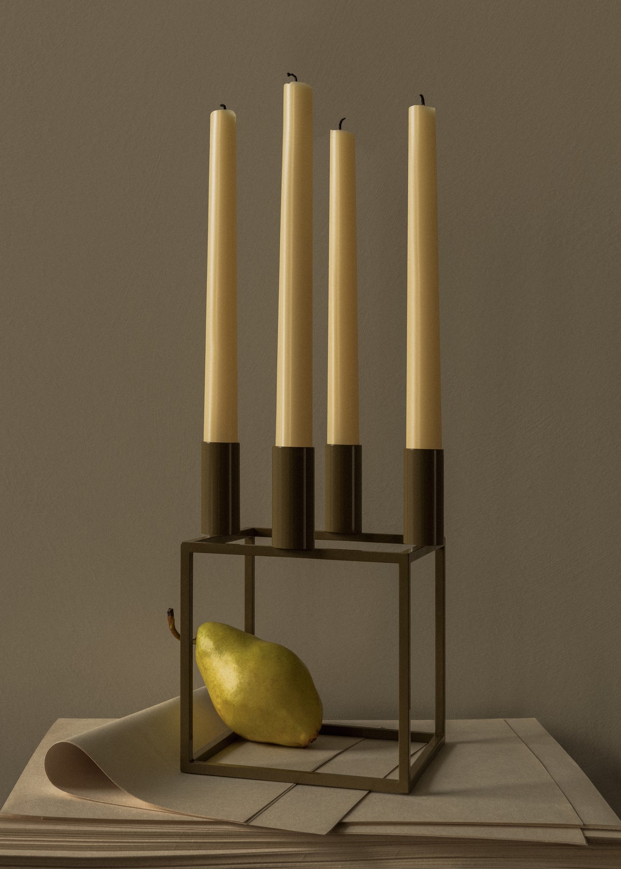 Kerzenhalter KUBUS silber